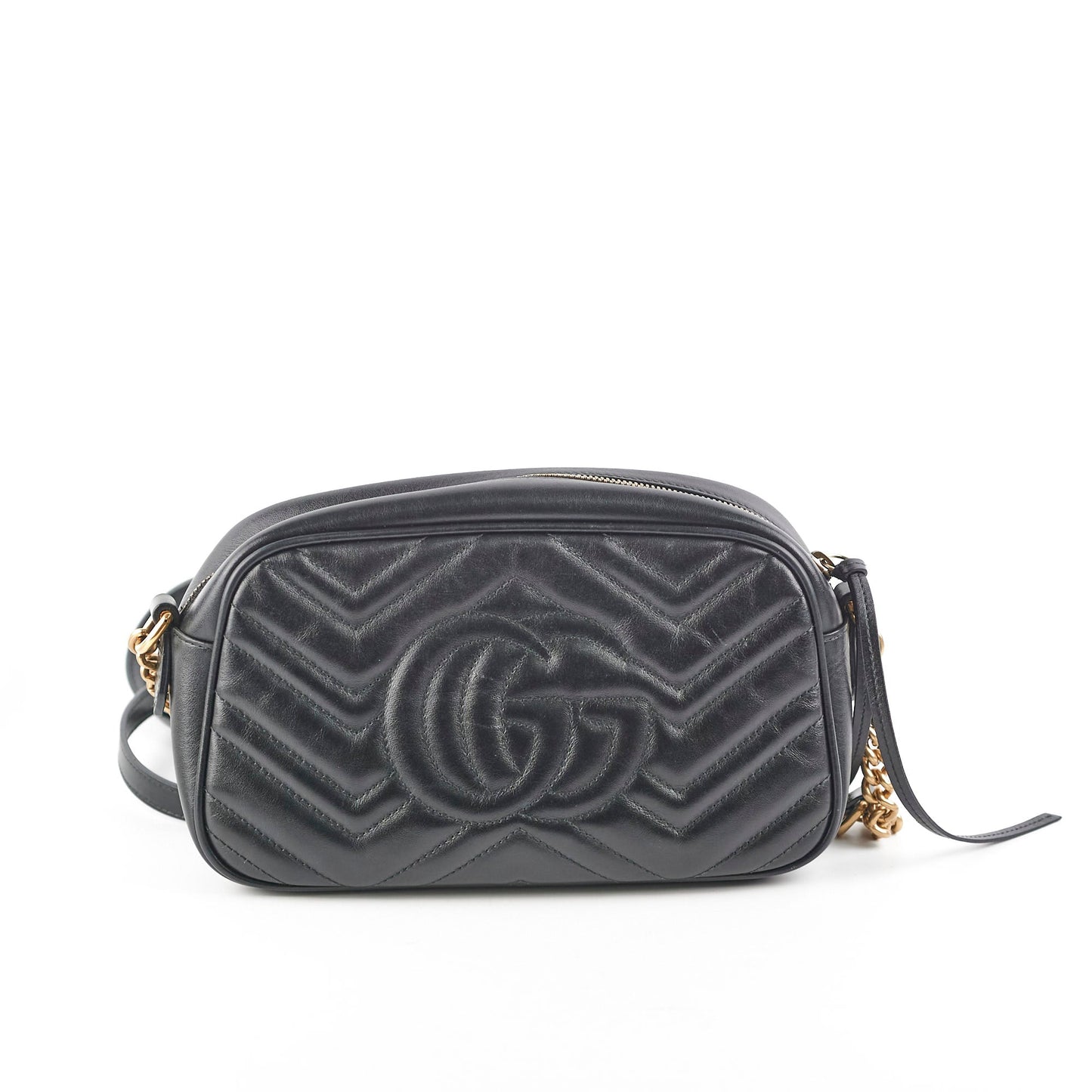 Gucci Marmont Camera Bag Black Small Travel Bag 3