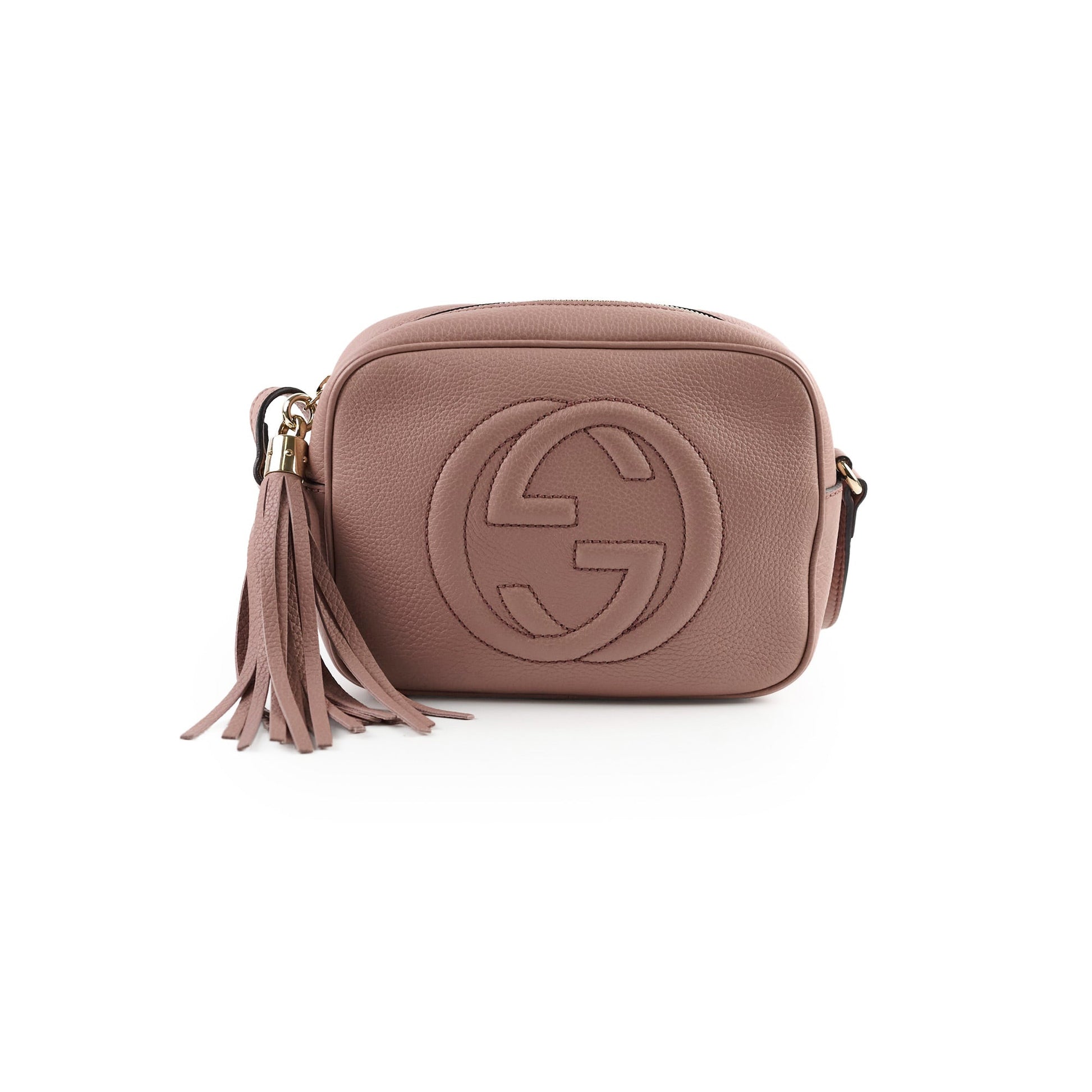 Gucci Soho Camera Bag Dusty Pink Crossbody Bag