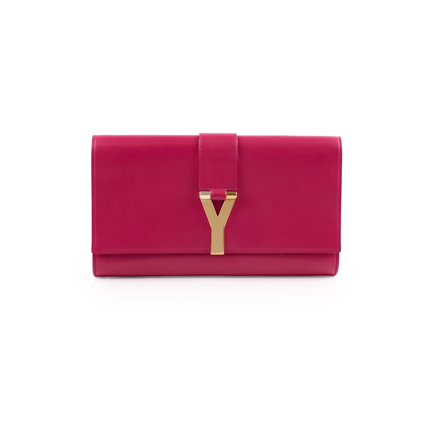 YSL Saint Laurent Clutch Pink Large Clutch Bag