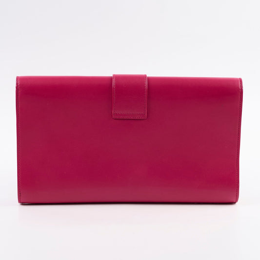 YSL Saint Laurent Clutch Pink Large Clutch Bag