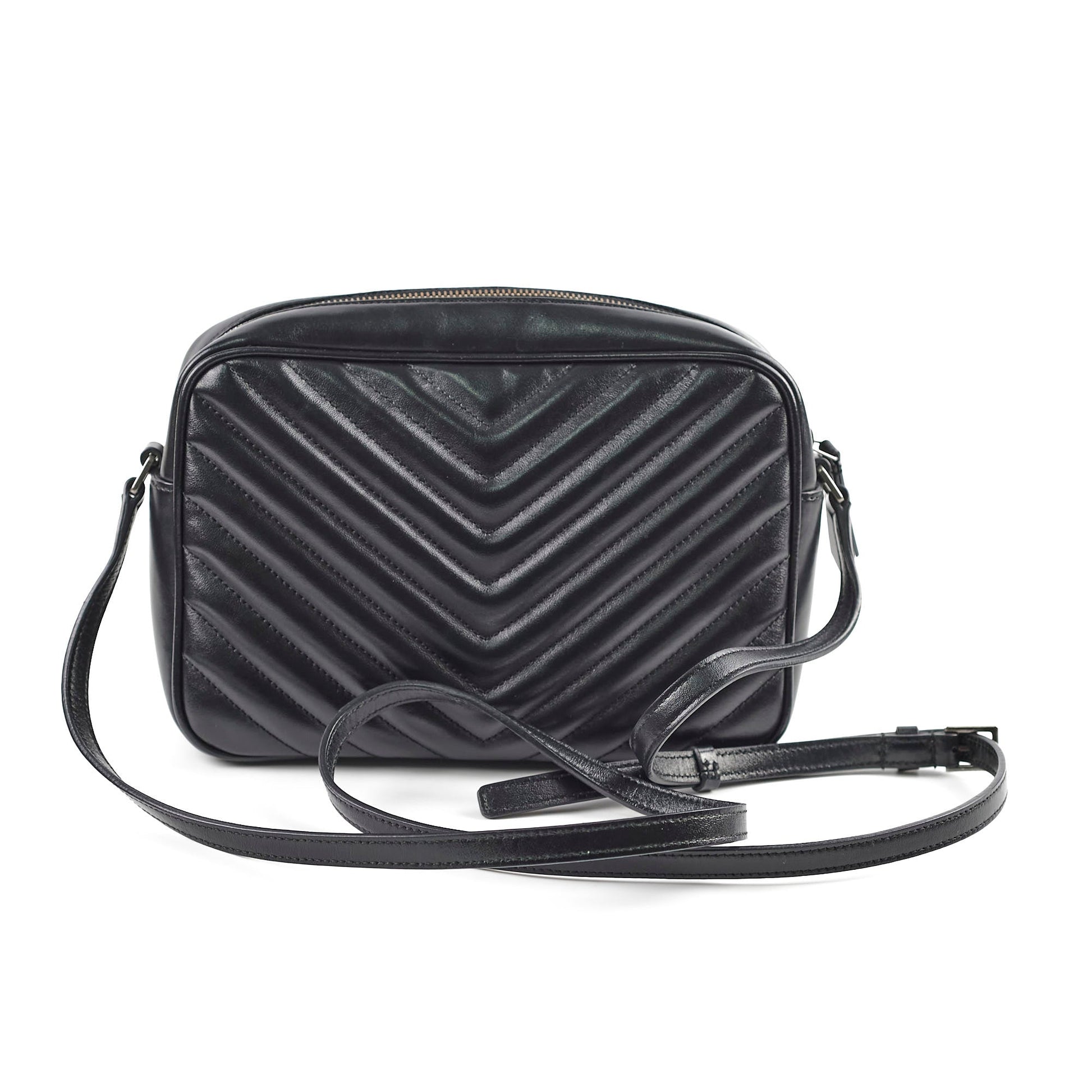 YSL Saint Laurent Lou Camera Bag Black Crossbody Bag 3