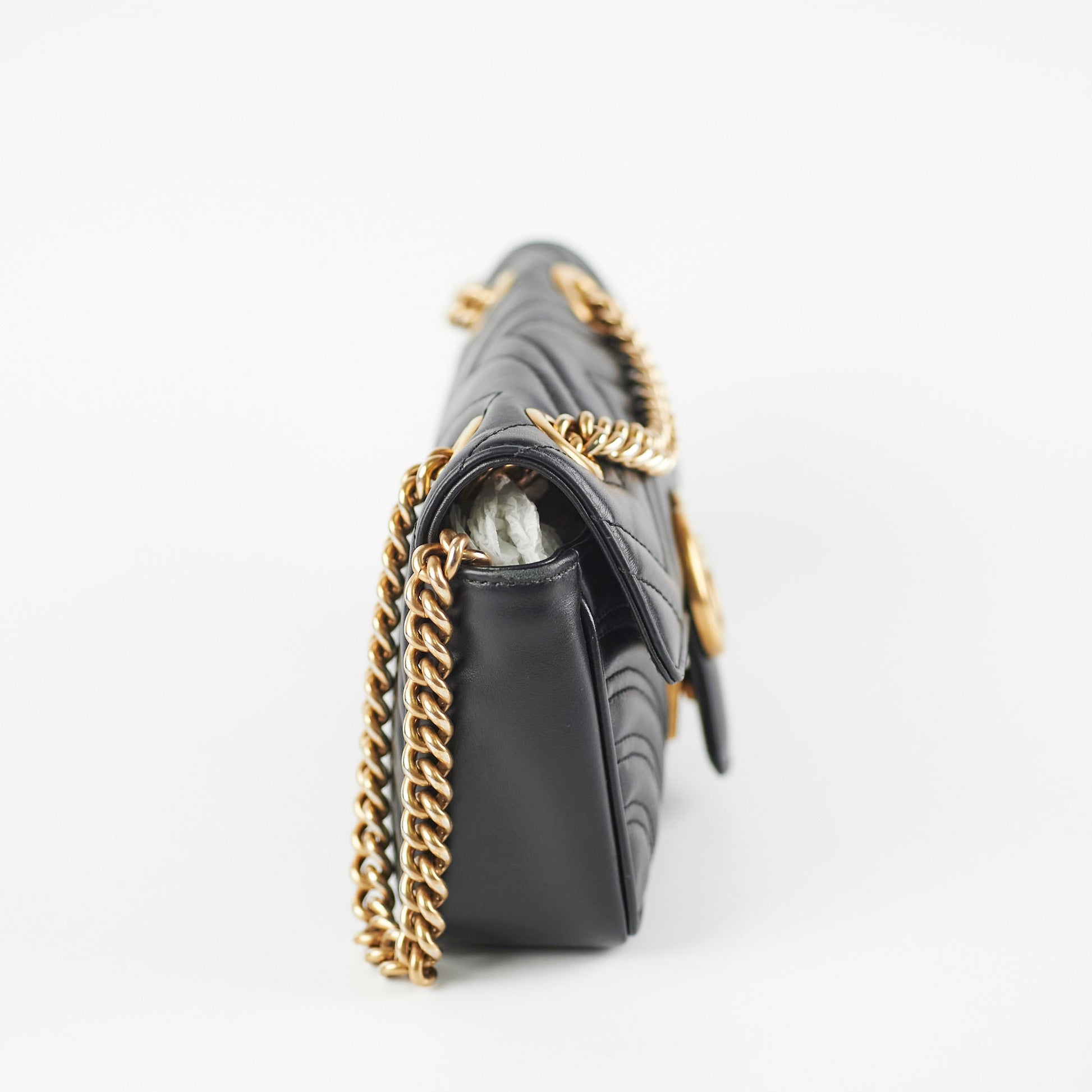Gucci Marmont Shoulder Bag Black Mini Crossbody Bag Shoulder Bag