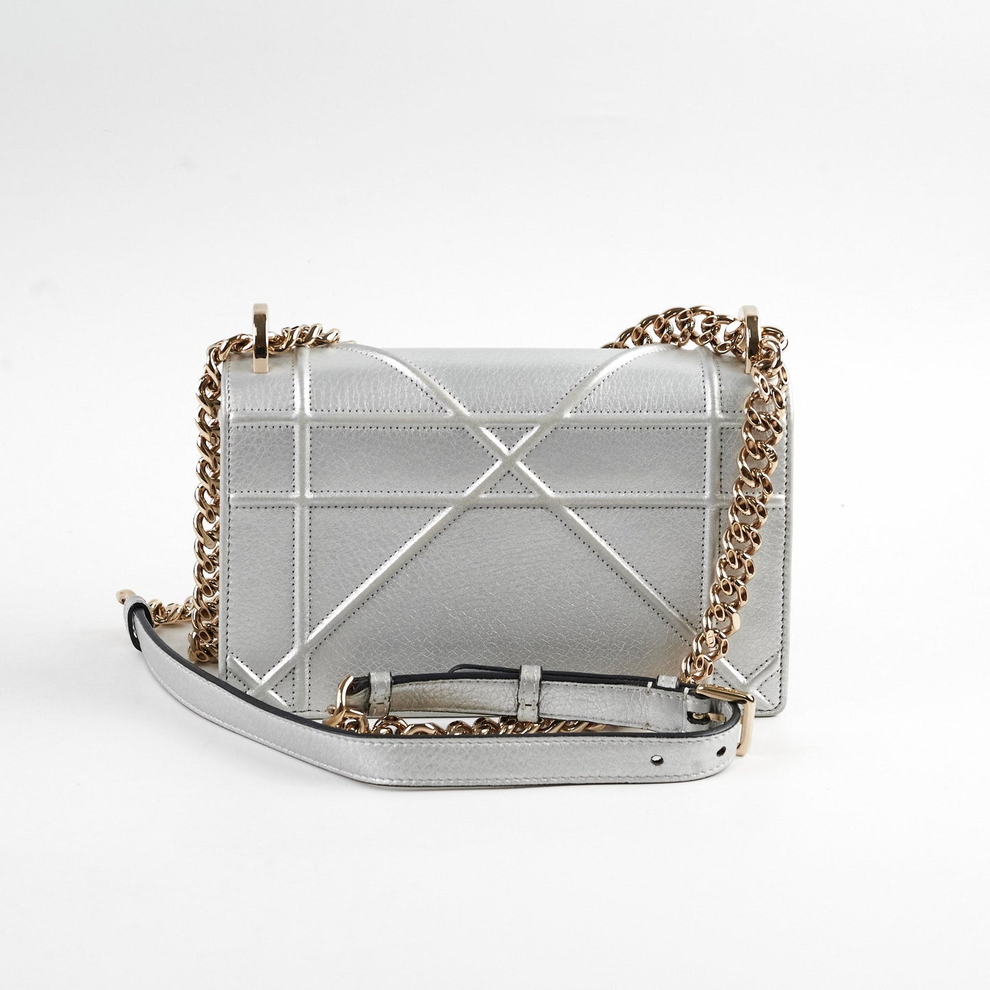 Dior Christian ama Crossbody Bag Silver