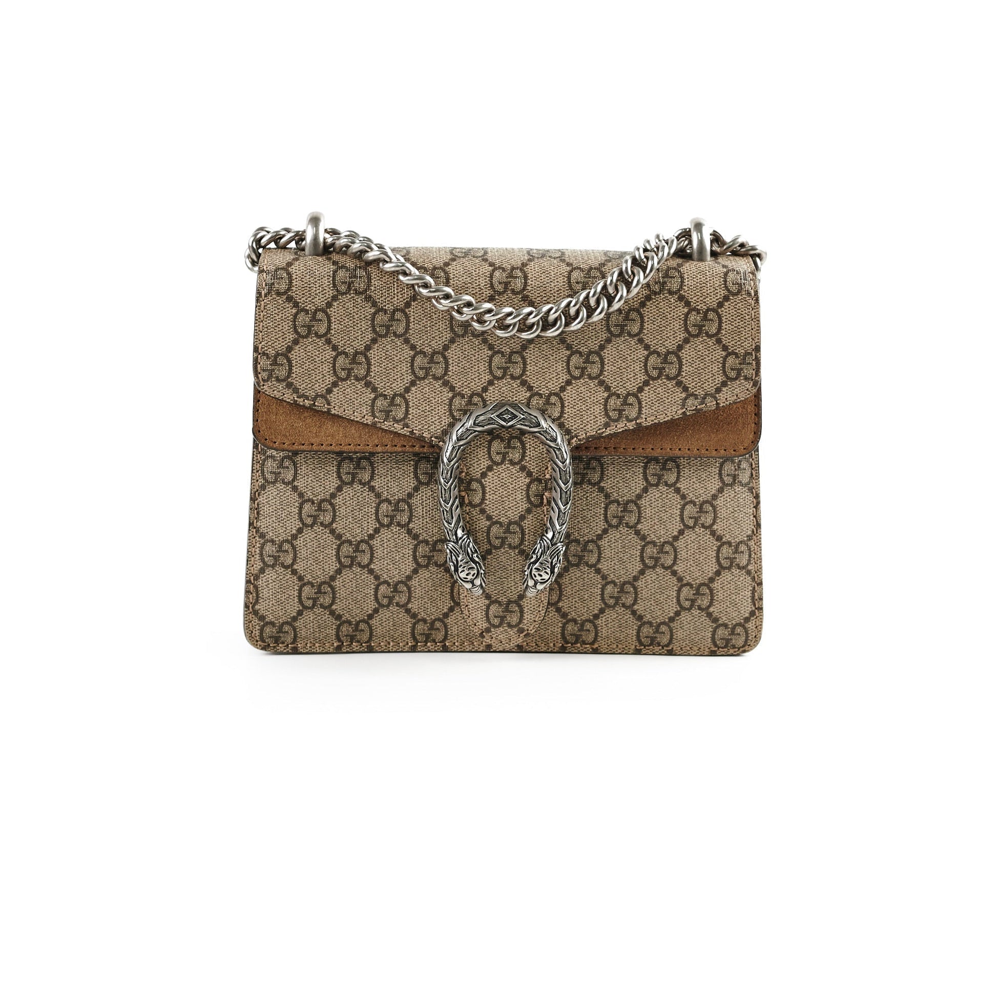 Gucci Dionysus Supreme Crossbody Bag Beige Mini