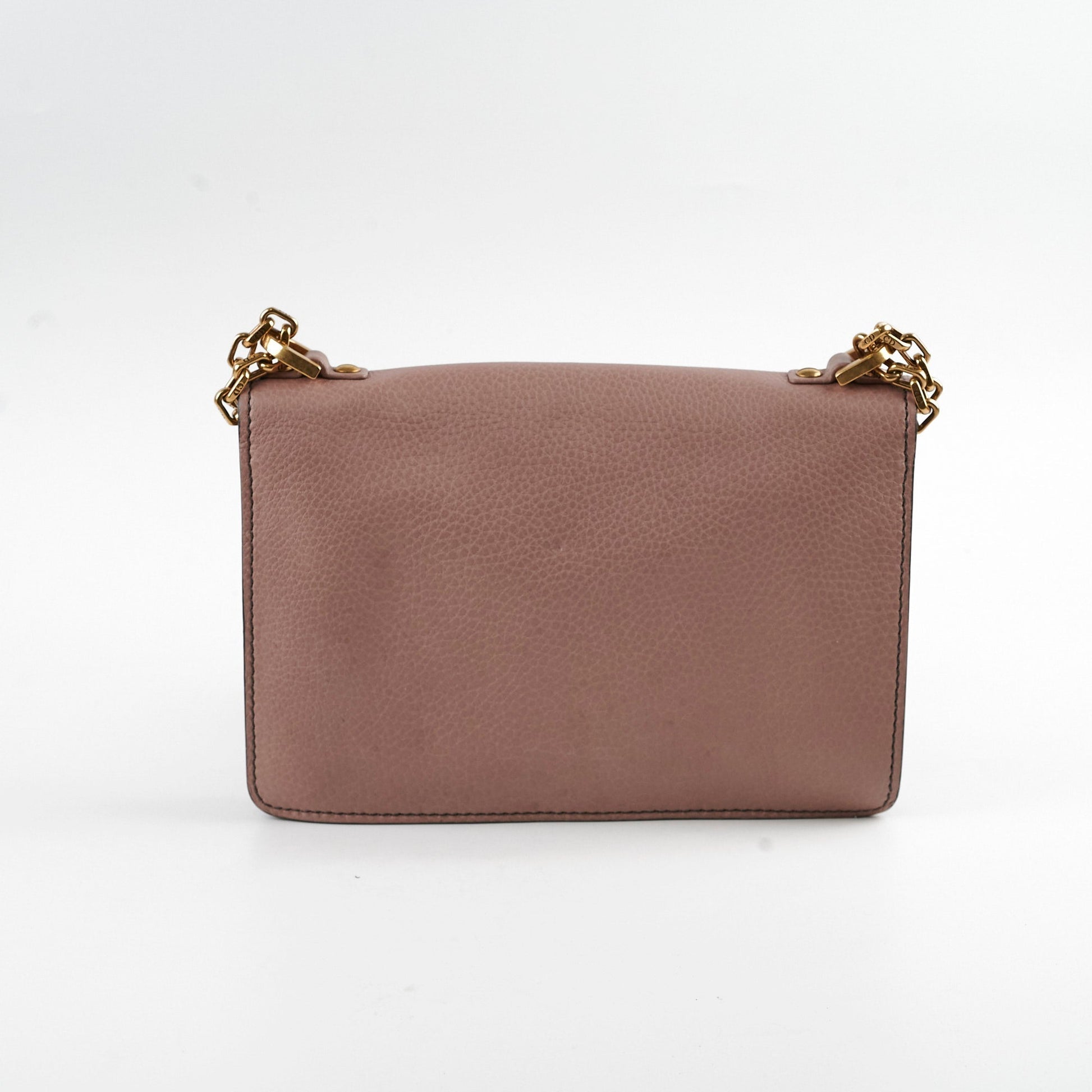 Dior Christian A Dusty Bag Pink Medium Flap Crossbody Bag