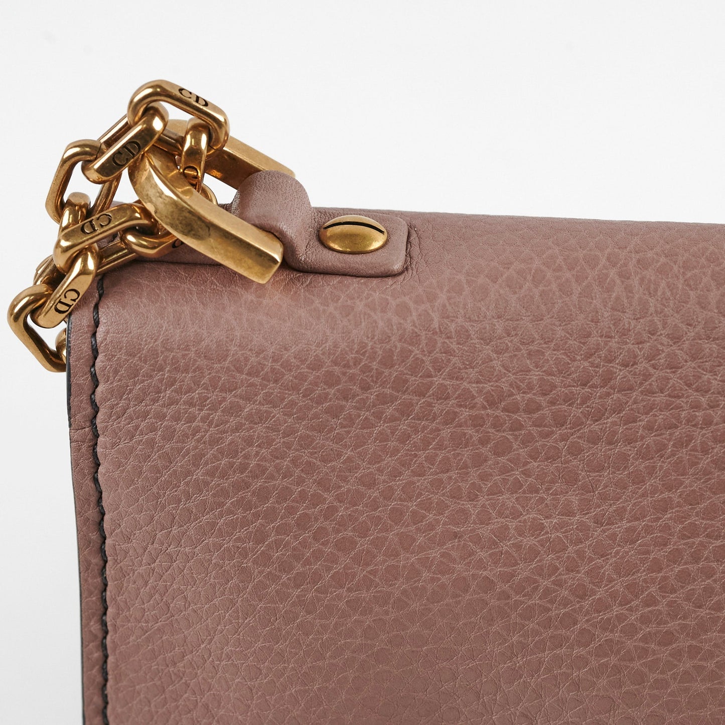 Dior Christian A Dusty Bag Pink Medium Flap Crossbody Bag