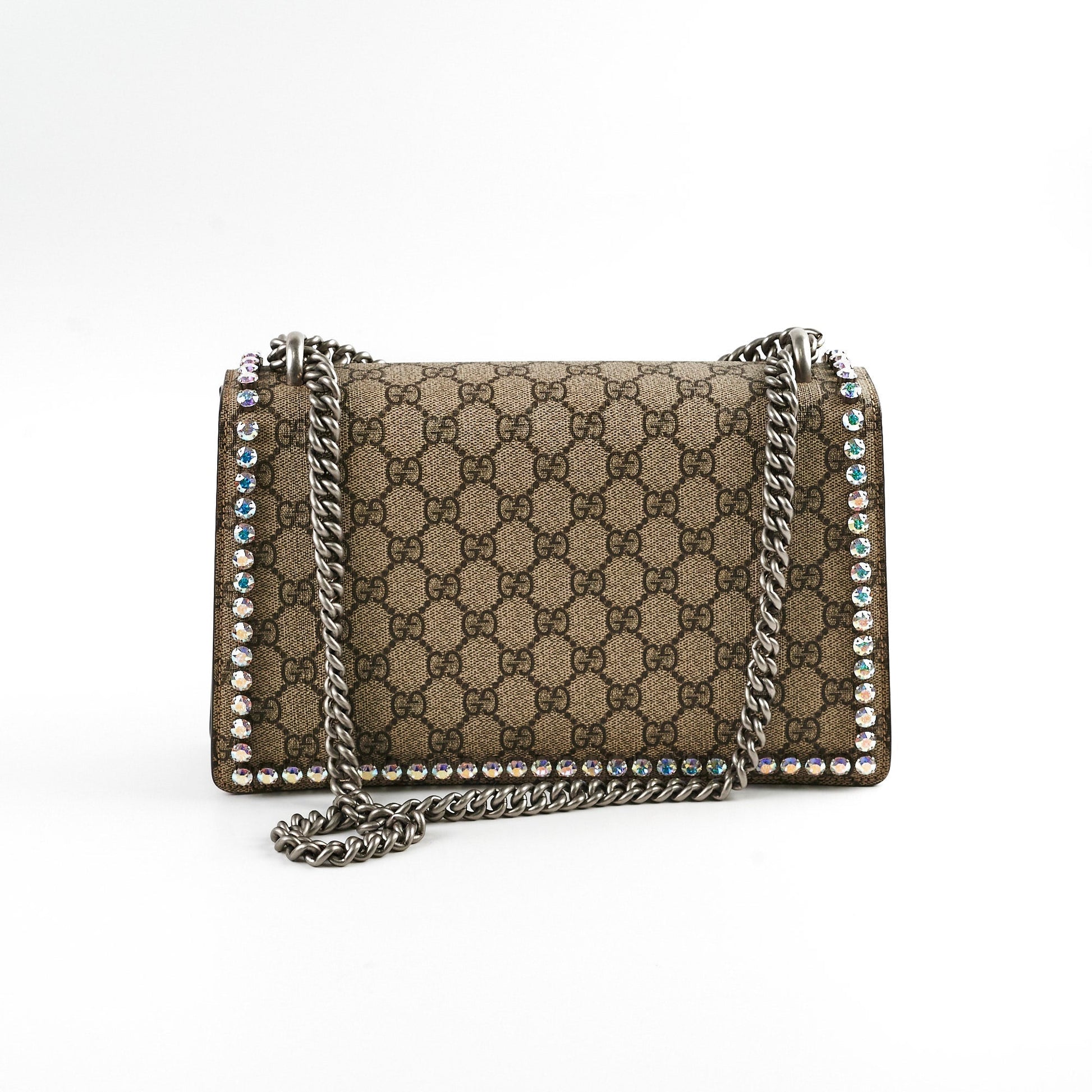 Gucci Crystal Embellished Dionysus Shoulder Bag Small