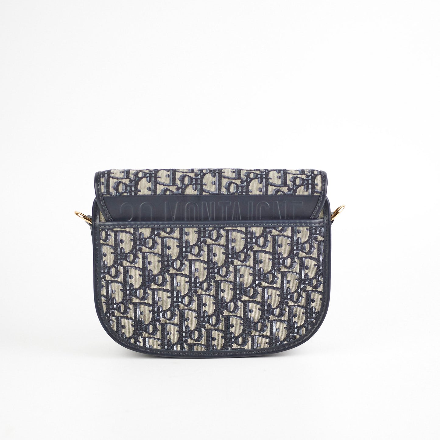 Dior Christian Bobby Oblique Crossbody Bag Navy Medium