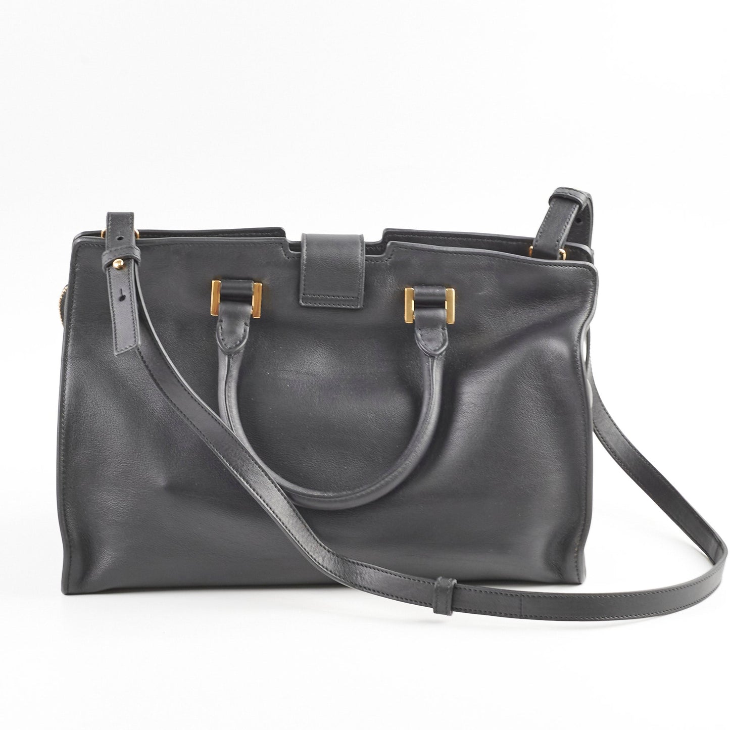 YSL Saint Laurent Classis Cabas Bag Black Small Crossbody Bag