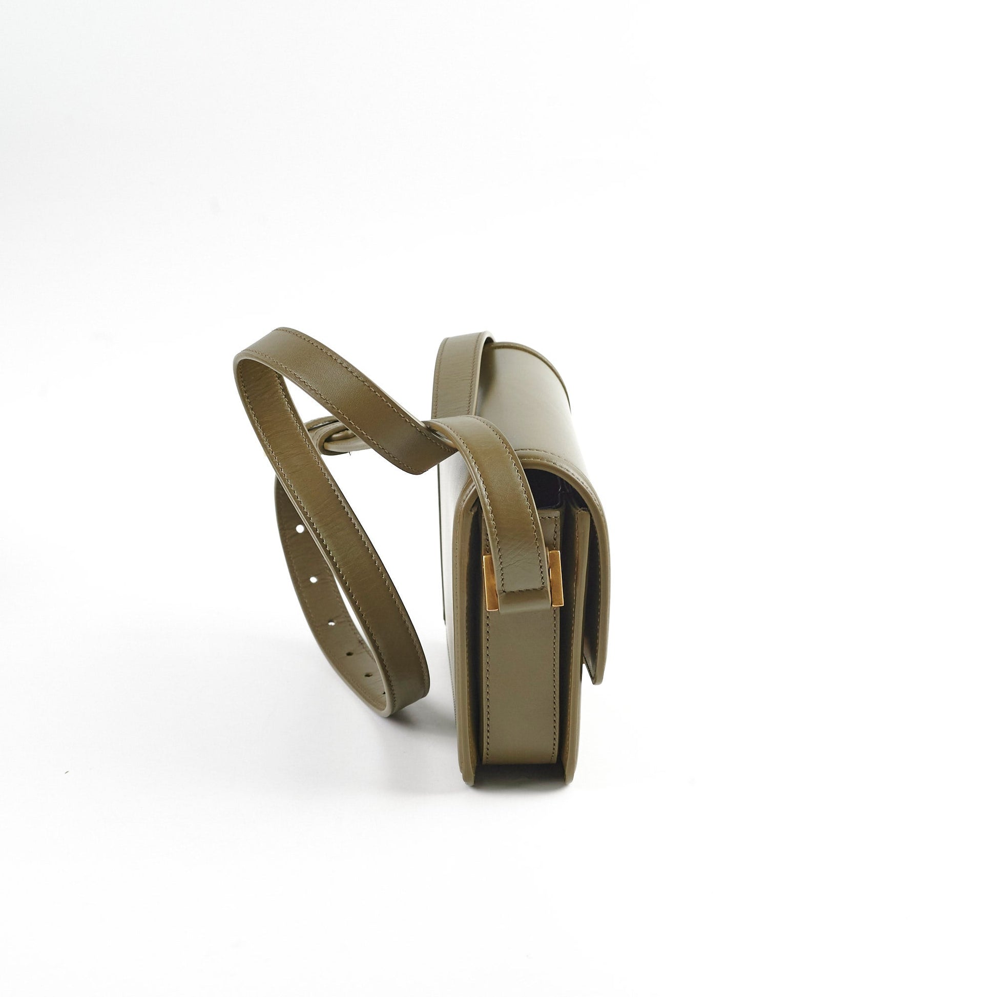 YSL Saint Laurent Solferino Satchel Crossbody Olive Khaki Small Satchel Bag