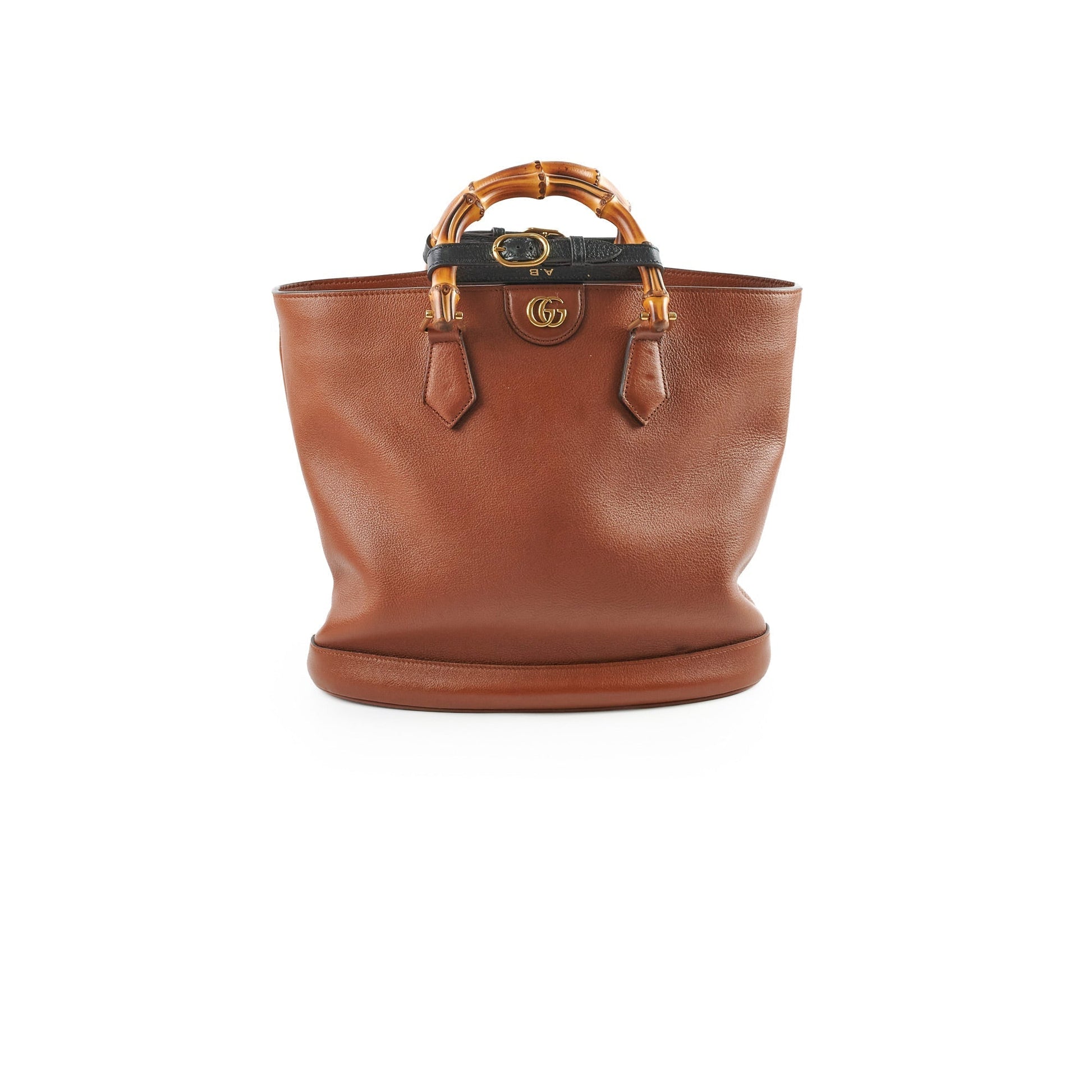 Gucci Diana Tote Leather Brown Tote Bag
