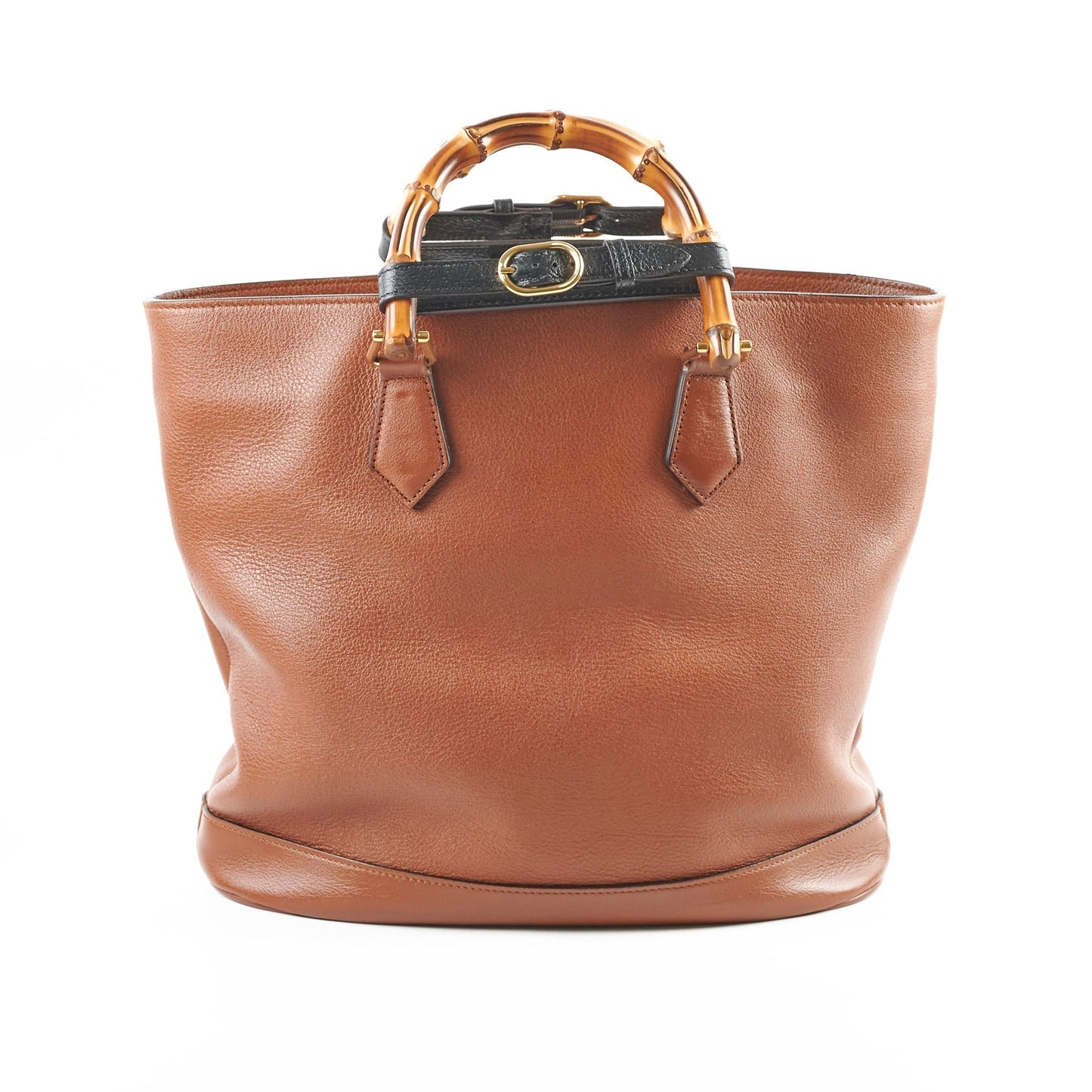 Gucci Diana Tote Leather Brown Tote Bag
