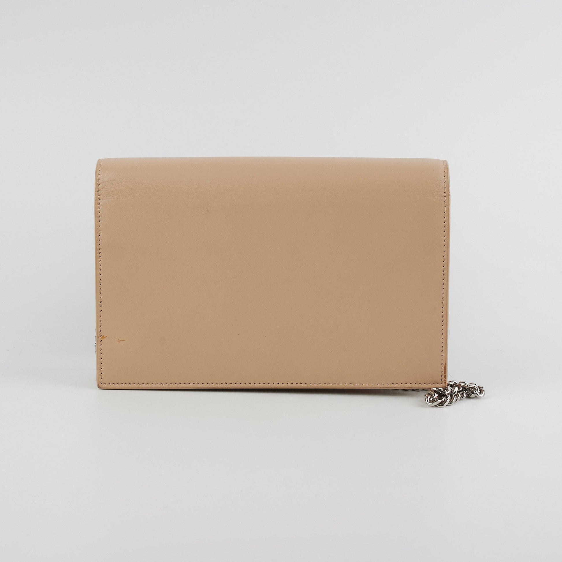 YSL Saint Laurent Kate Tassel Crossbody Bag Beige Small