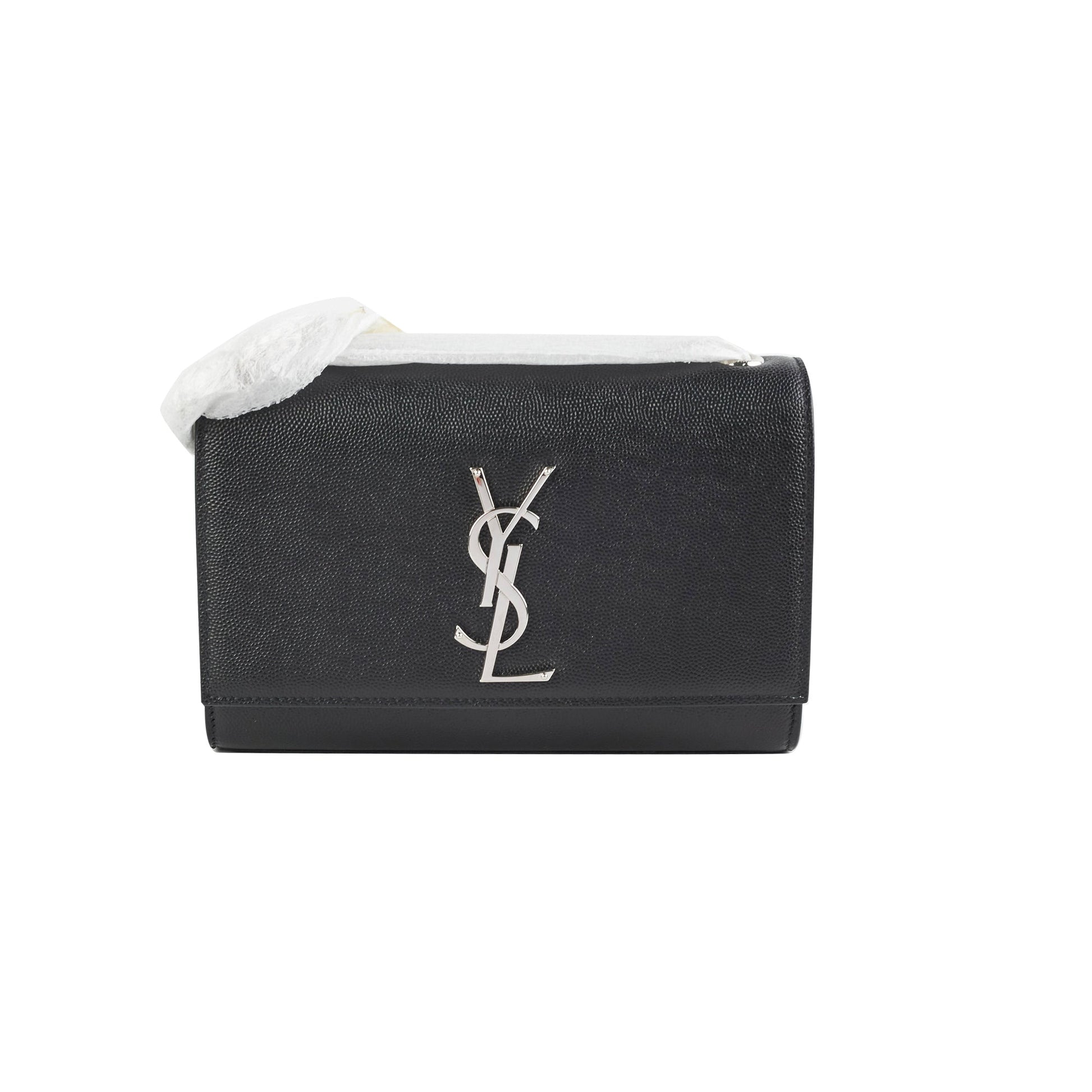 YSL Saint Laurent Kate Crossbody Bag Black Small Chain