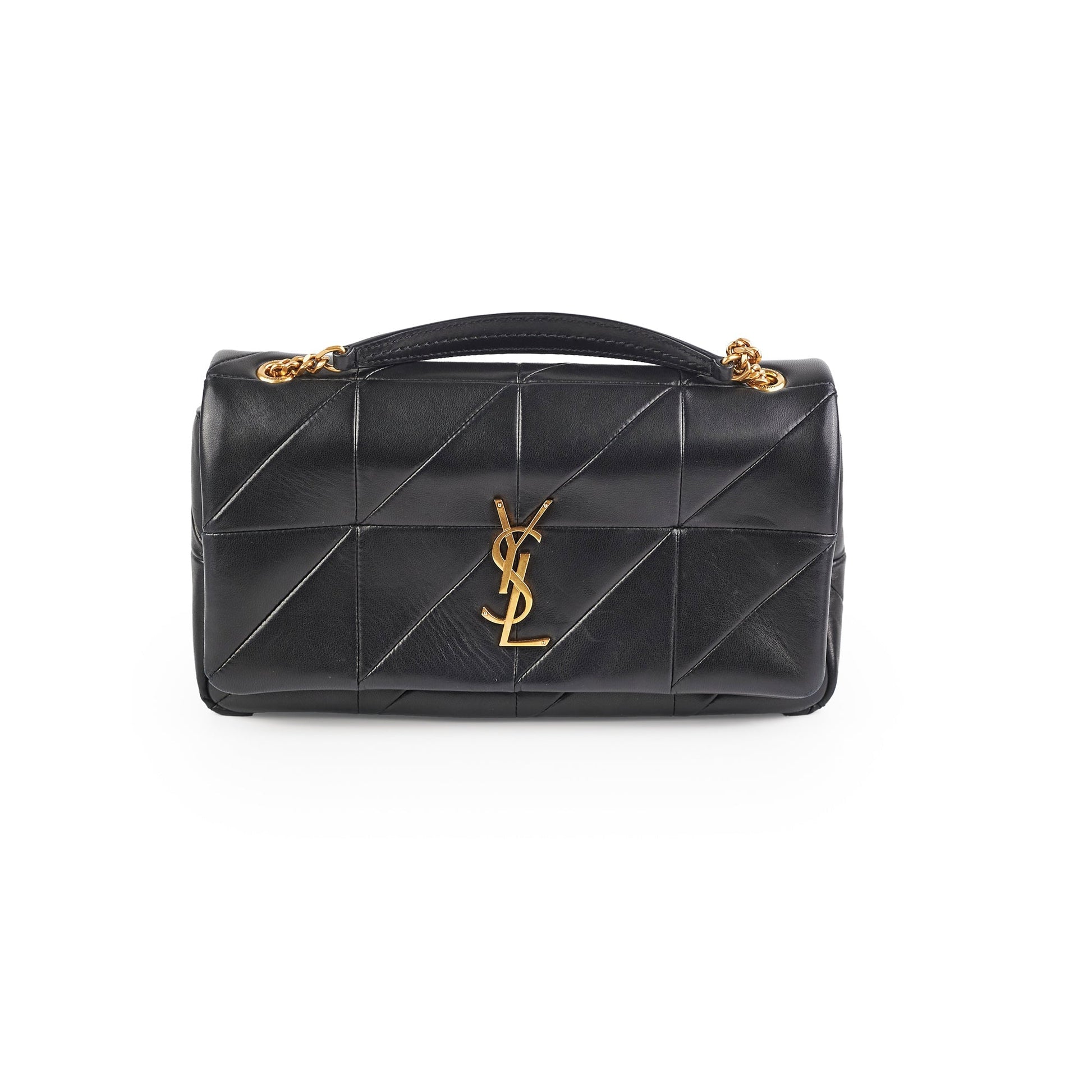 YSL Saint Laurent Patchwork Bag Lambskin Medium Chain Crossbody Bag