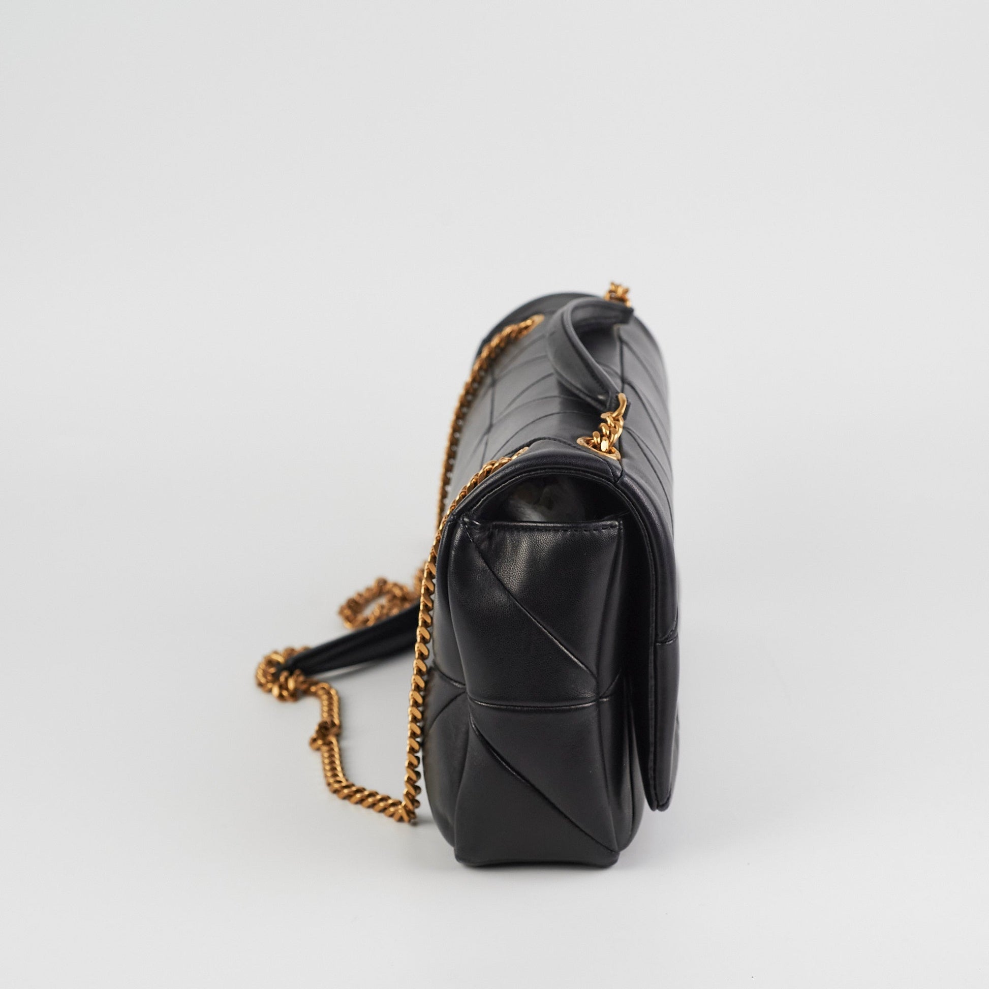 YSL Saint Laurent Patchwork Bag Lambskin Medium Chain Crossbody Bag