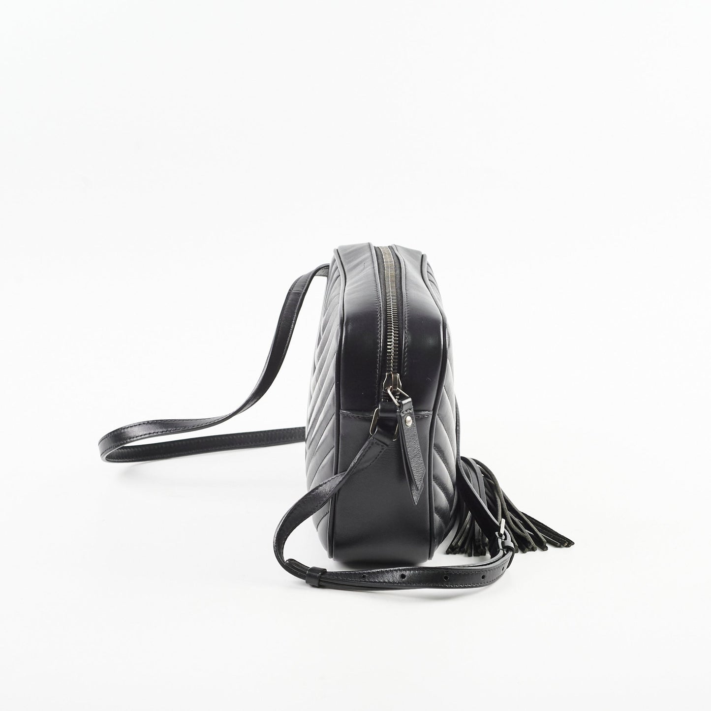 YSL Saint Laurent Lou Camera Bag Black Crossbody Bag Camera Black Bag