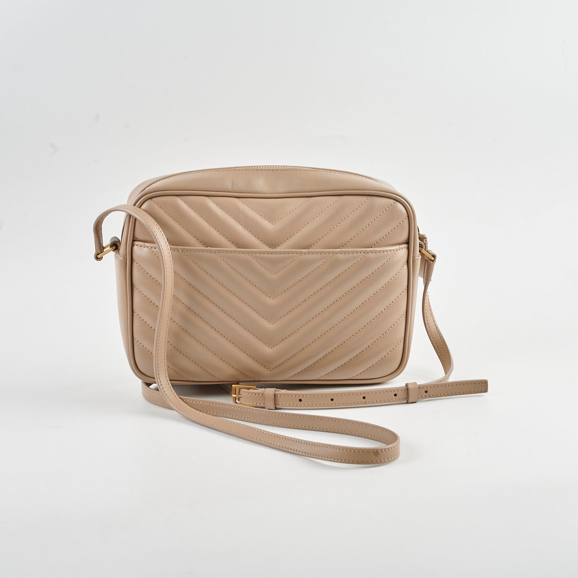 YSL Saint Laurent Lou Camera Bag Beige Travel Bag