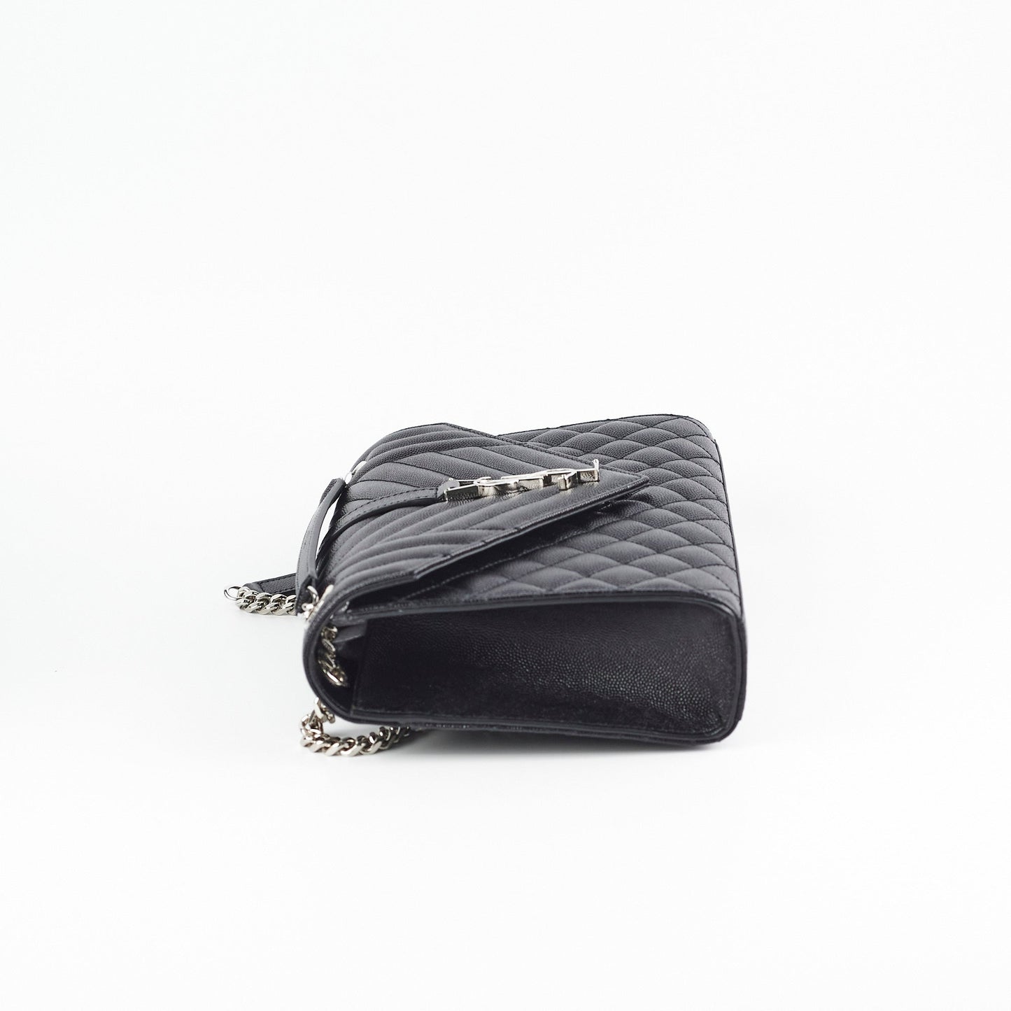 YSL Saint Laurent Envelope Bag Black Medium Crossbody Bag