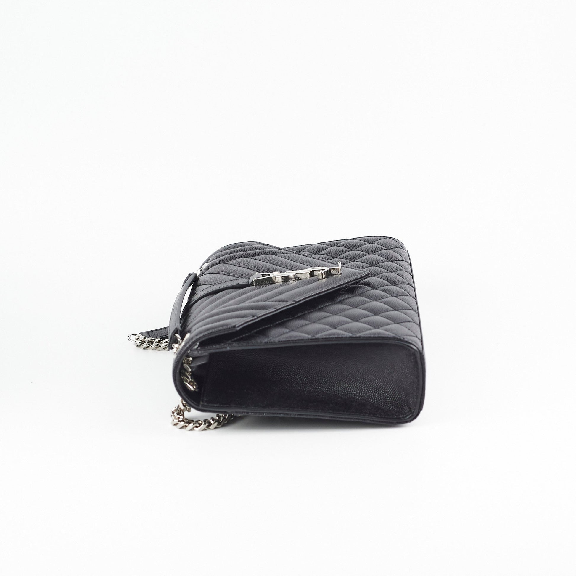 YSL Saint Laurent Envelope Bag Black Medium Crossbody Bag