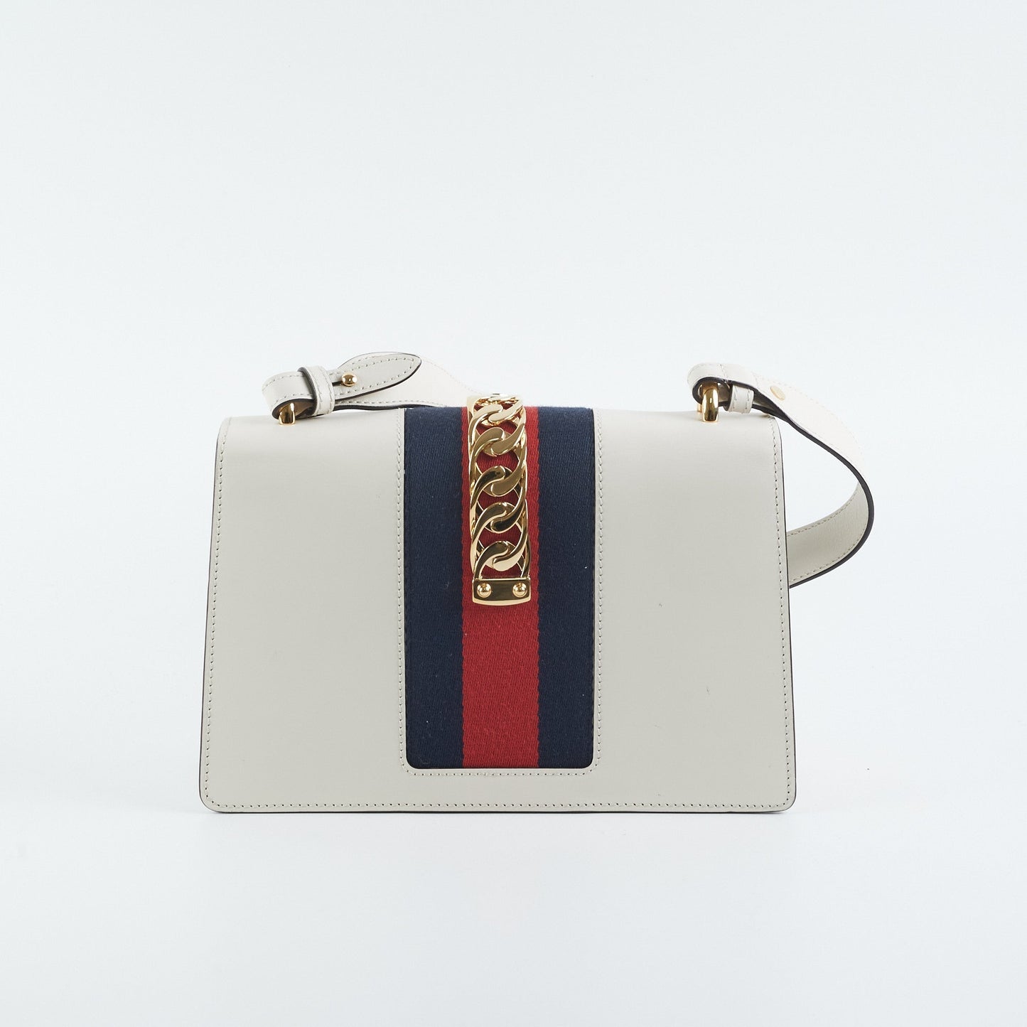 Gucci Sylvia Shoulder Bag White