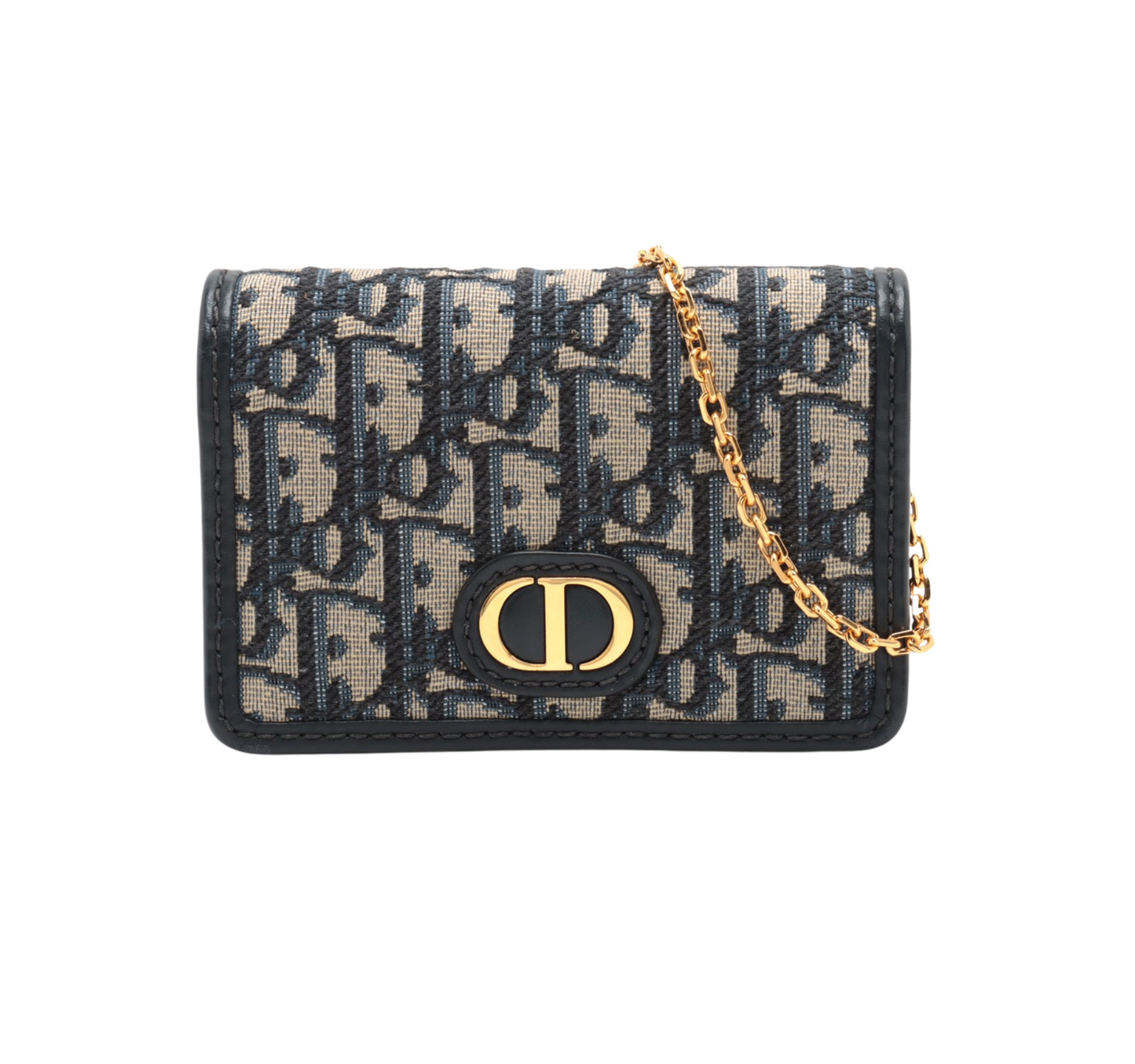 Dior Christian Oblique Shoulder Bag Canvas Chain