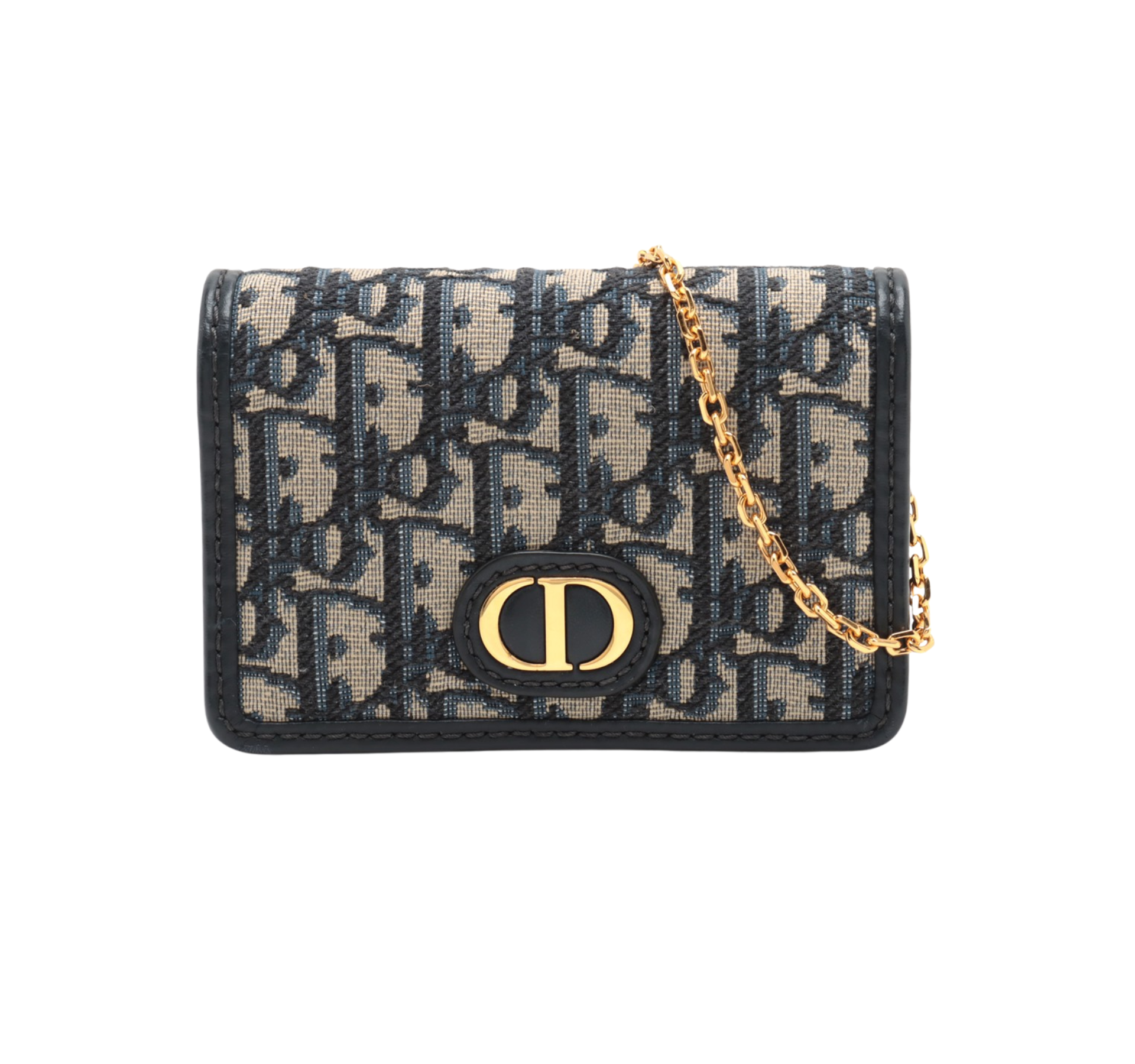 Dior Christian Oblique Shoulder Bag Canvas Chain