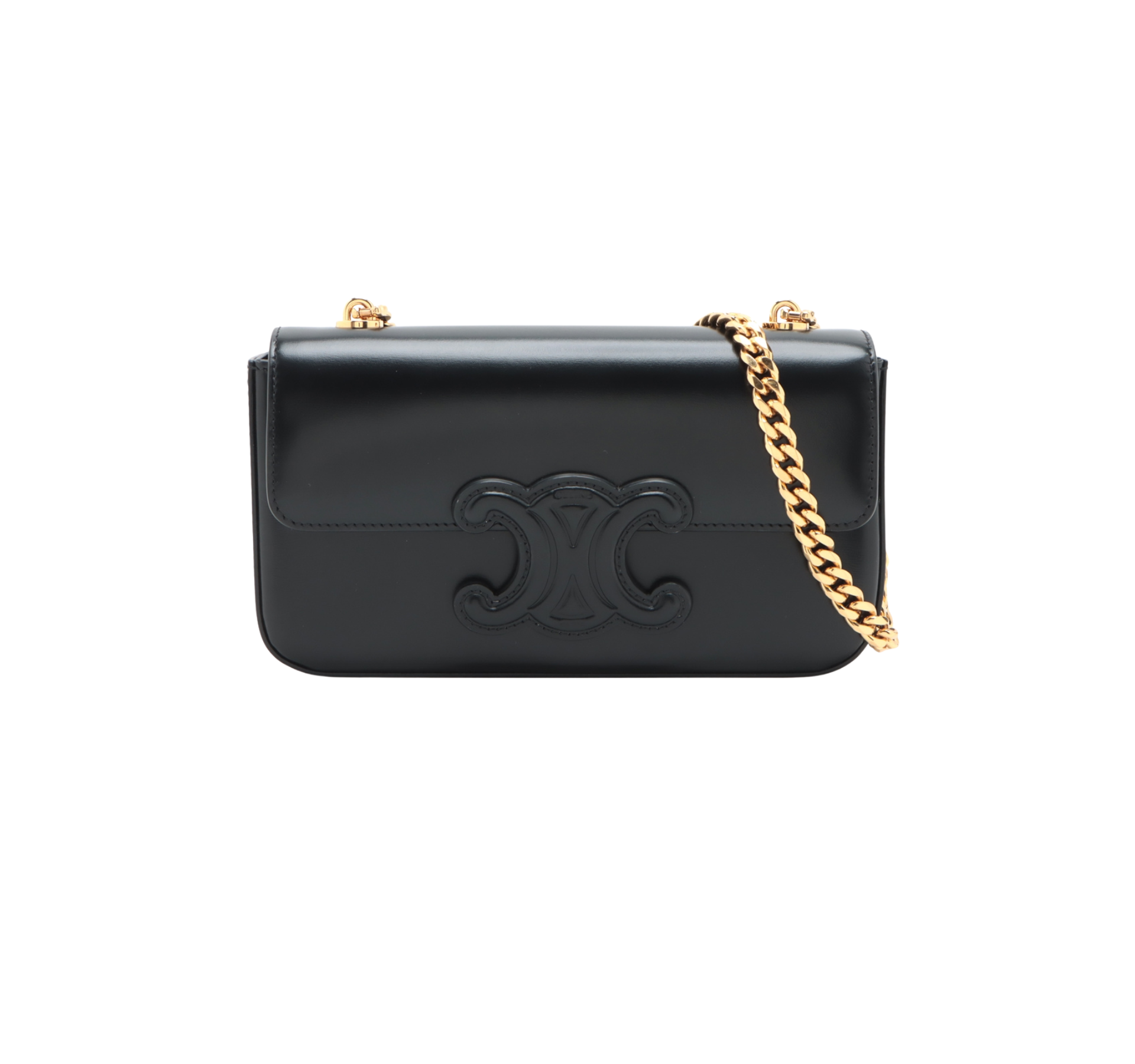 Luxury Triomphe Shoulder Bag Leather Chain