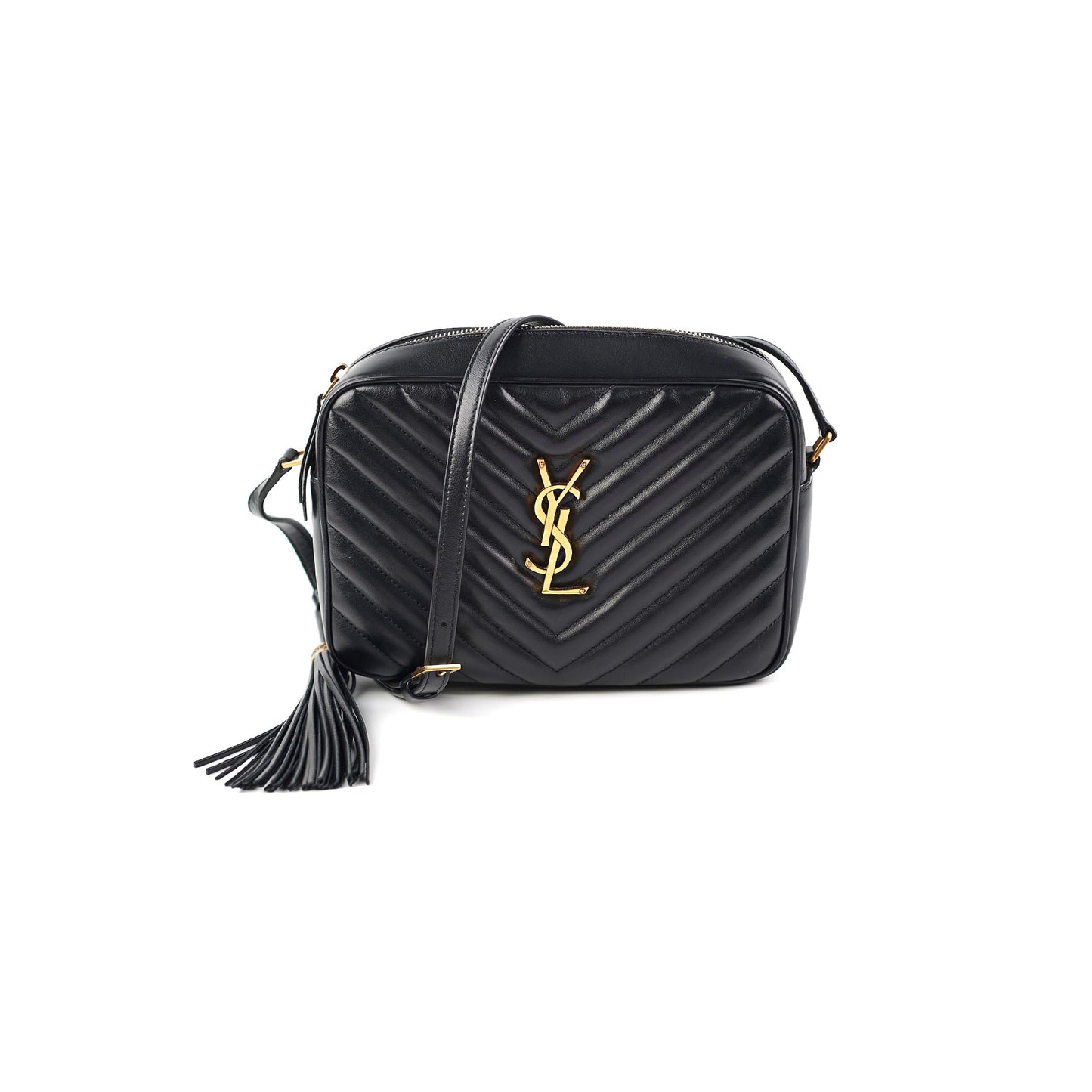 YSL Saint Laurent Lou Camera Bag Black Travel Bag Black Camera Bag