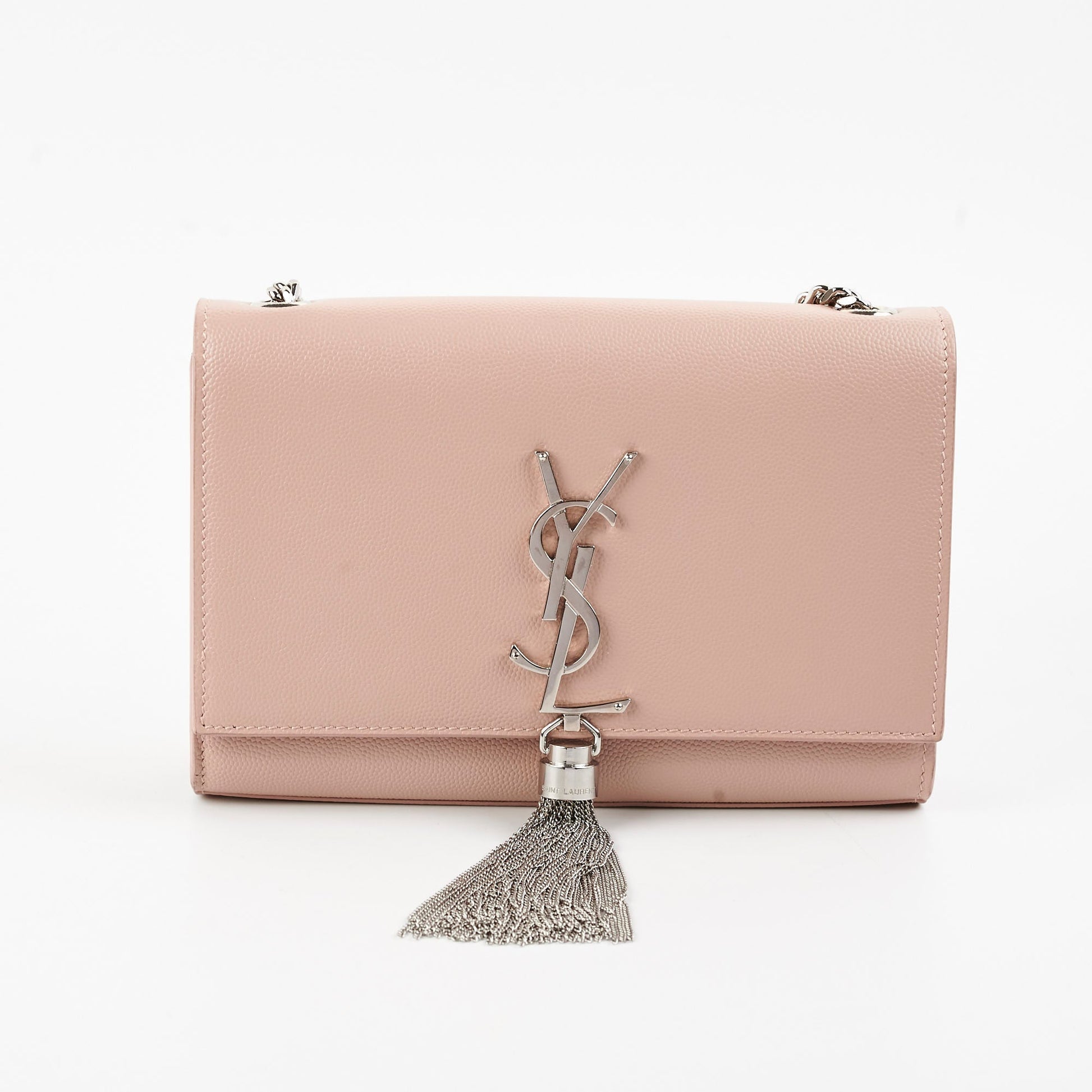 YSL Saint Laurent Kate With Tassel Crossbody Bag Pink