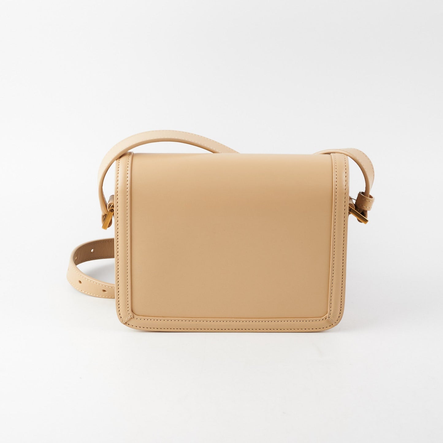 YSL Saint Laurent Solferino Shoulder Bag Beige Small