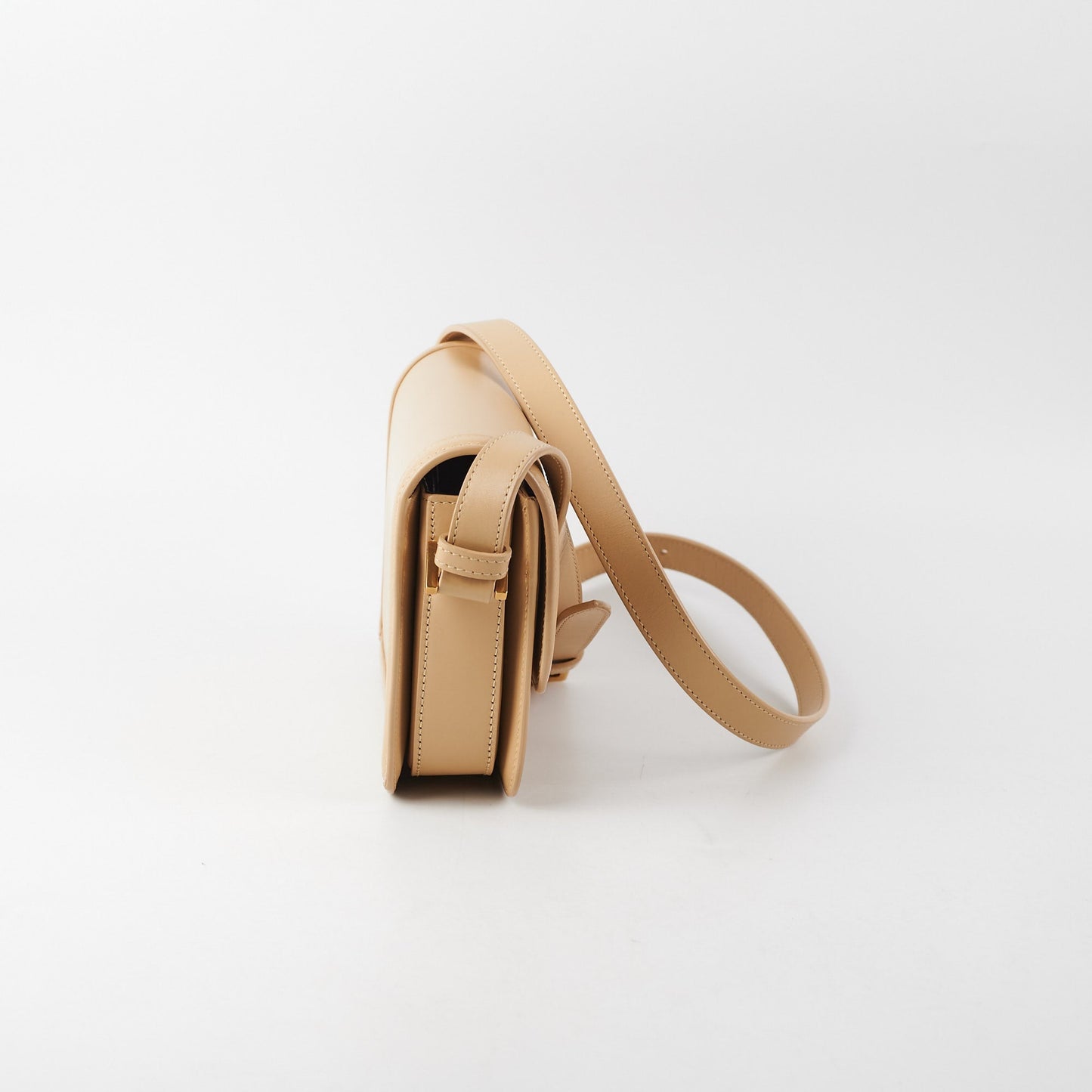 YSL Saint Laurent Solferino Shoulder Bag Beige Small