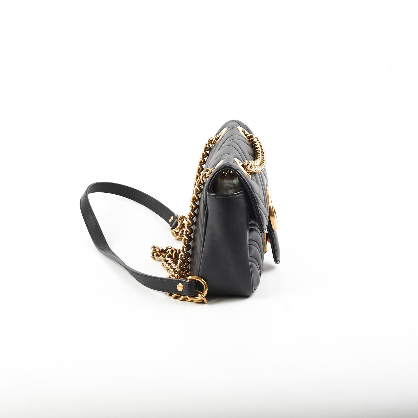 Gucci Marmont Shoulder Bag Black Mini