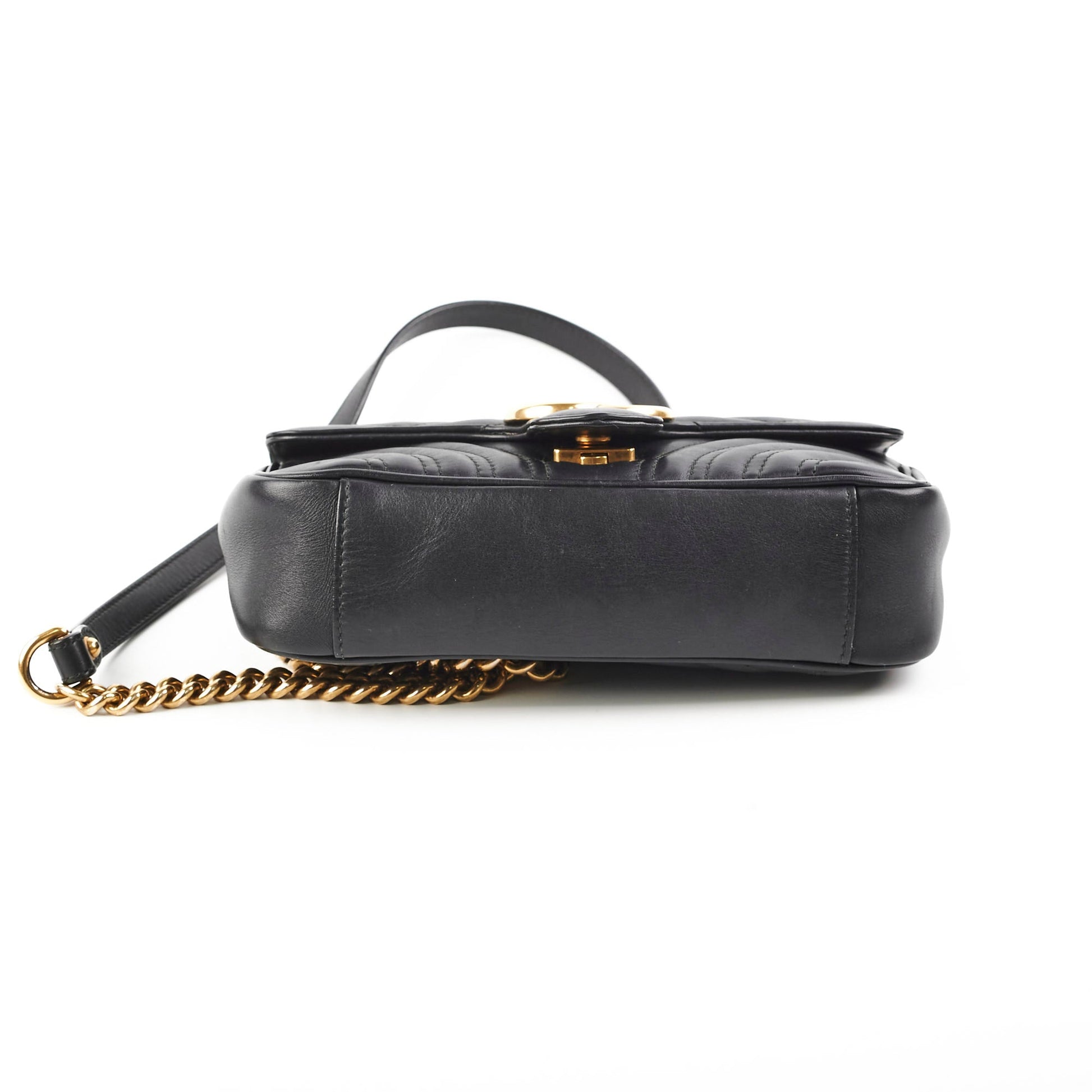 Gucci Marmont Shoulder Bag Black Mini