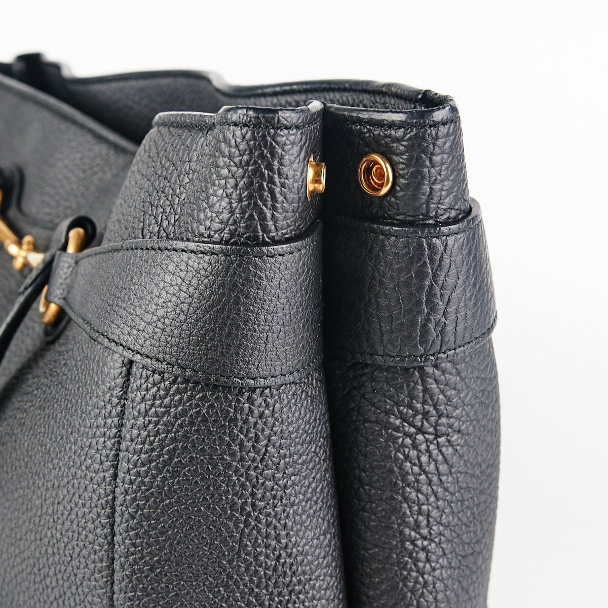 Gucci Bright Bit Convertible Tote Black Medium Tote Bag