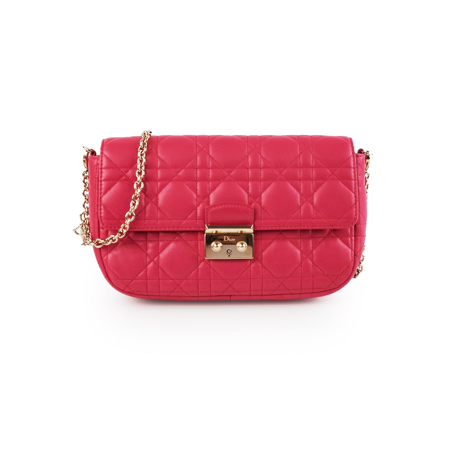 Dior Christian Promenade Fuschia Crossbody Clutch Clutch Bag