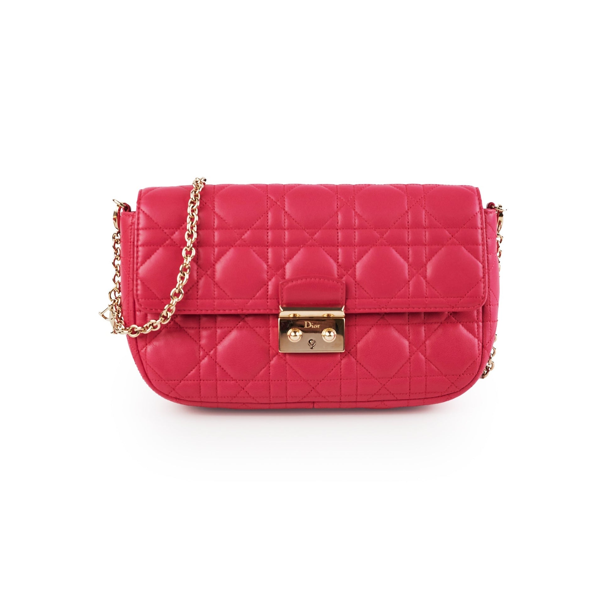 Dior Christian Promenade Fuschia Crossbody Clutch Clutch Bag