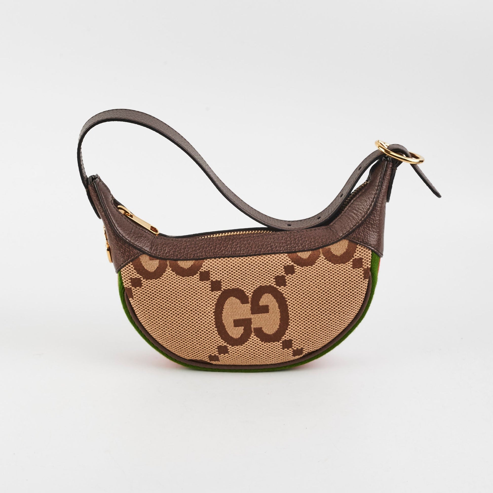Gucci Ophidia Jumbo Handbag Brown Mini Travel Bag