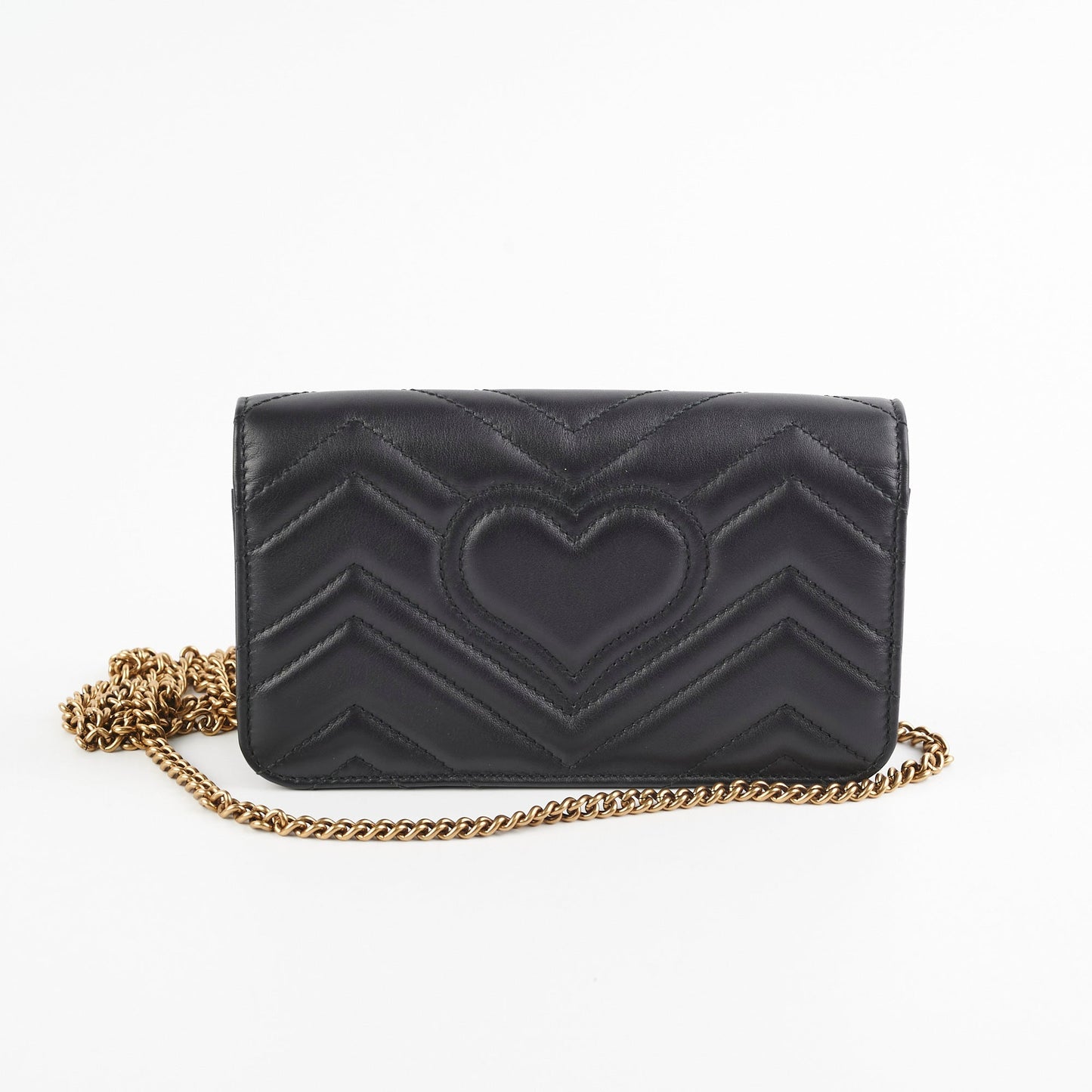 Gucci Marmont Crossbody Bag Black Mini 5