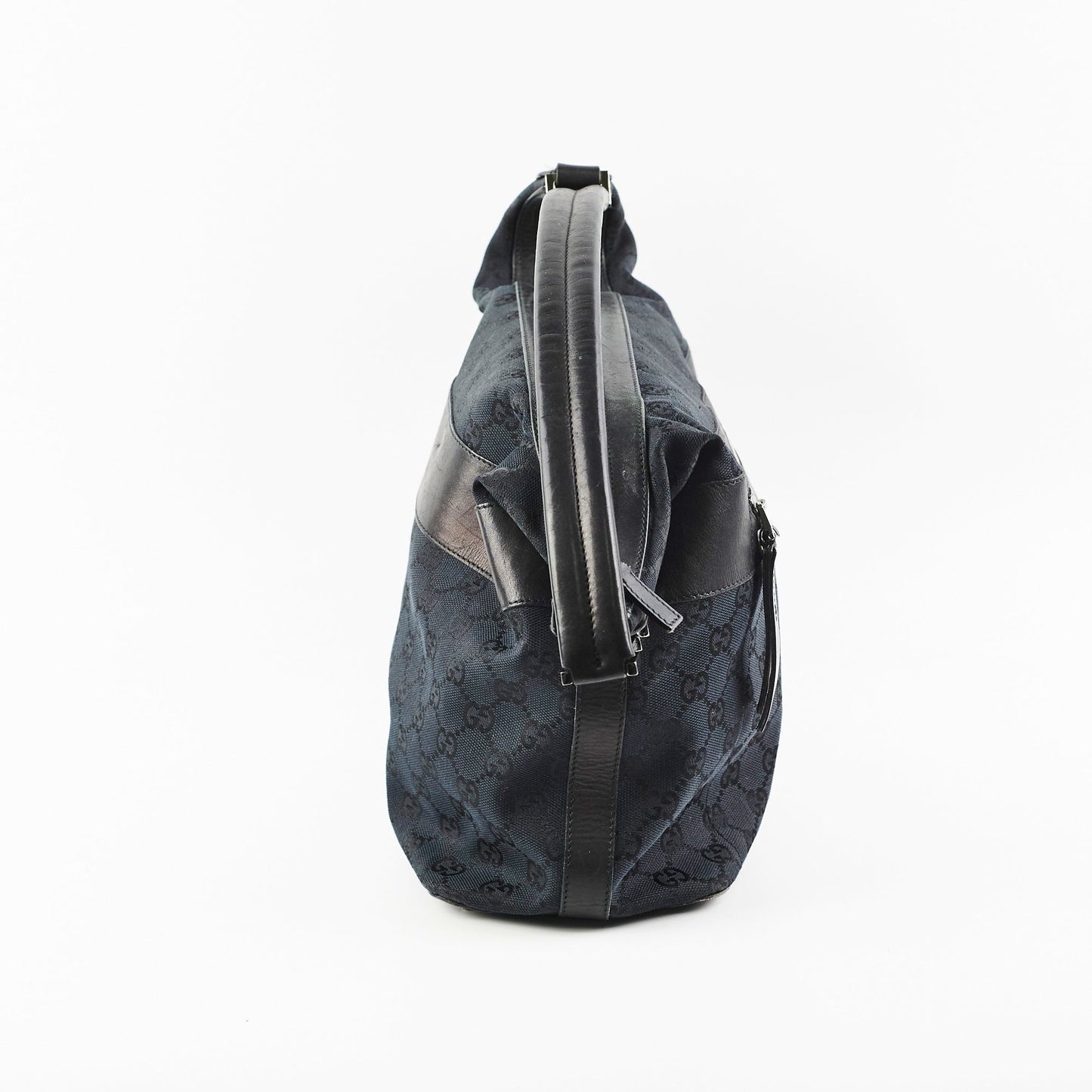 Gucci Shoulder Bag Canvas Black