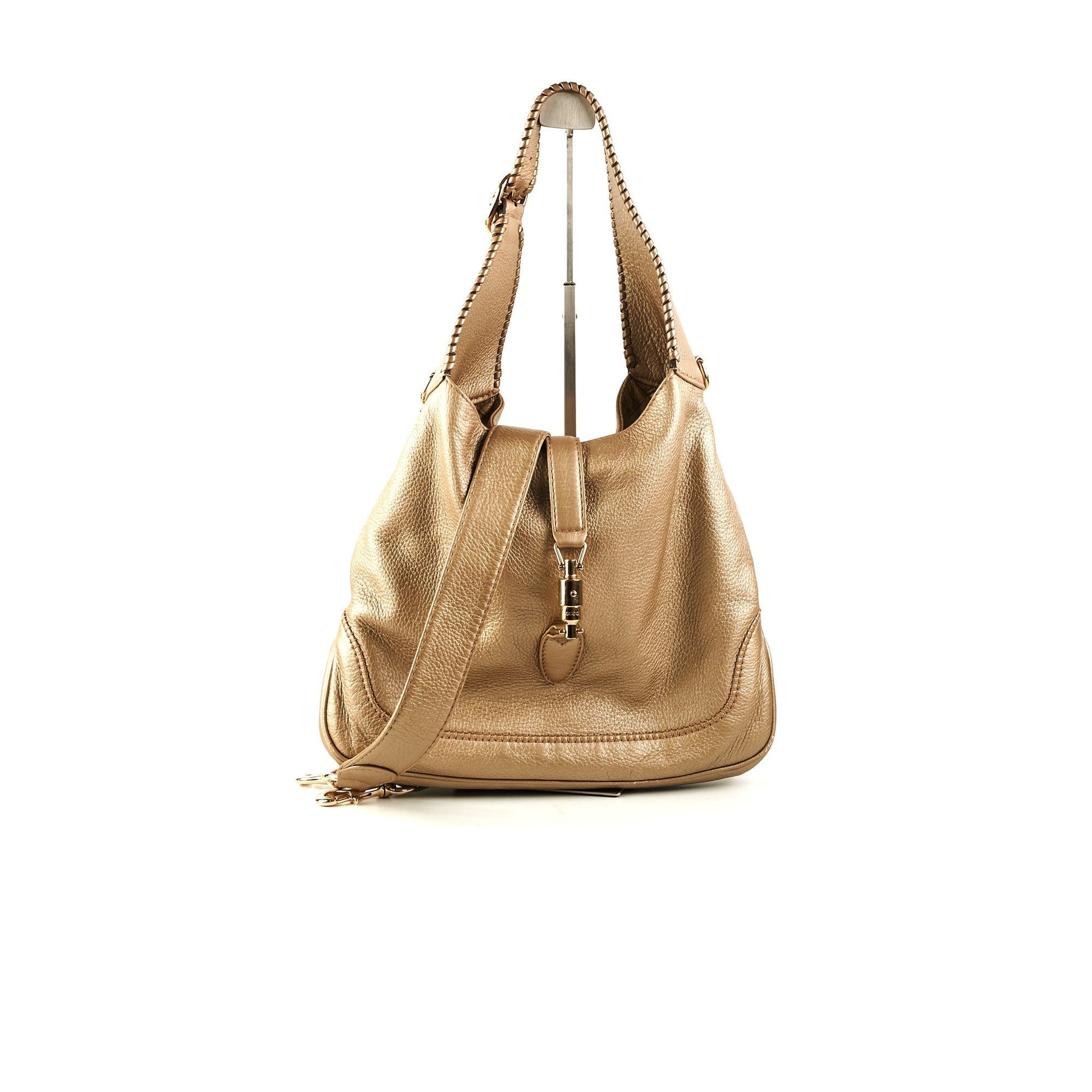 Gucci New Jackie Hobo Light Gold Shoulder Bag