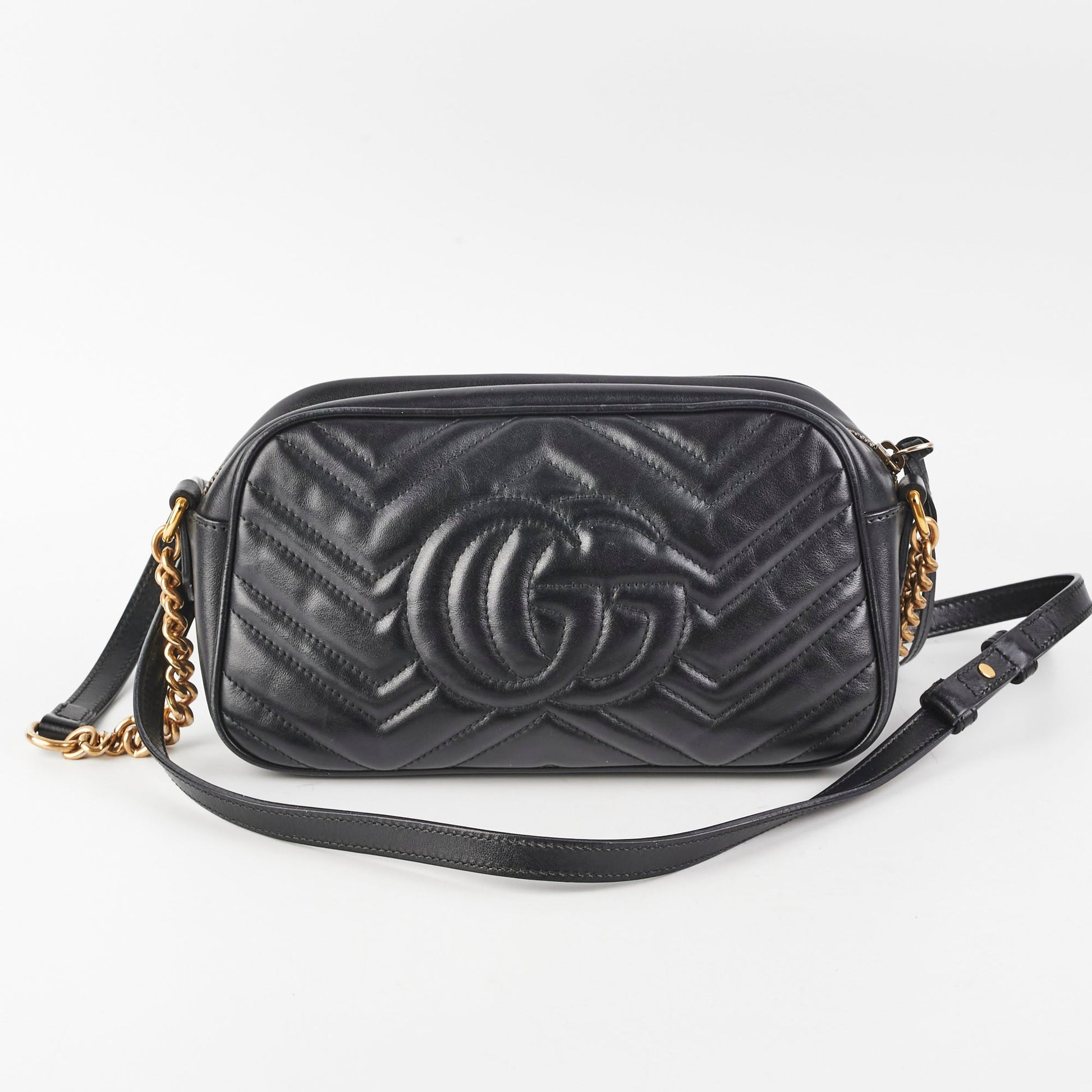 Gucci Marmont Camera Bag Black Small Shoulder Bag