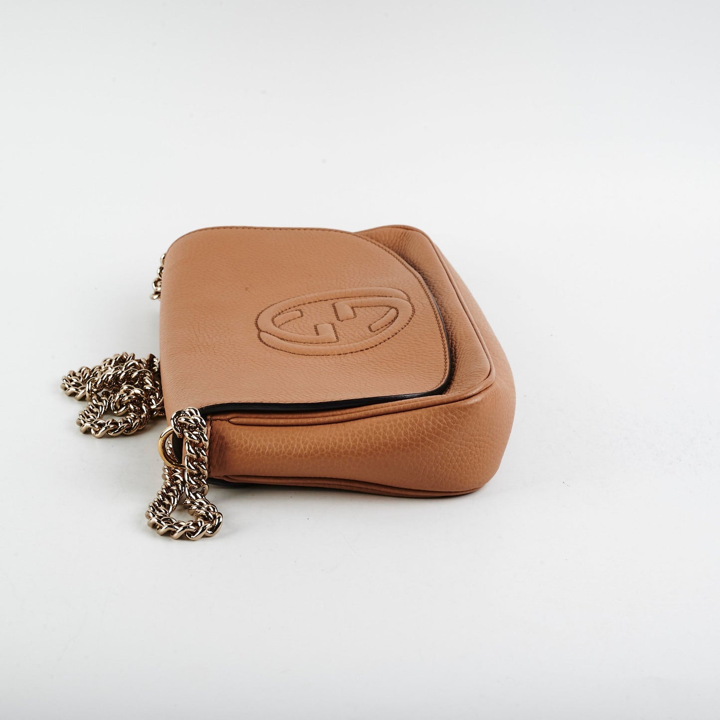 Gucci Soho Swing Bag Beige Chain Crossbody Bag