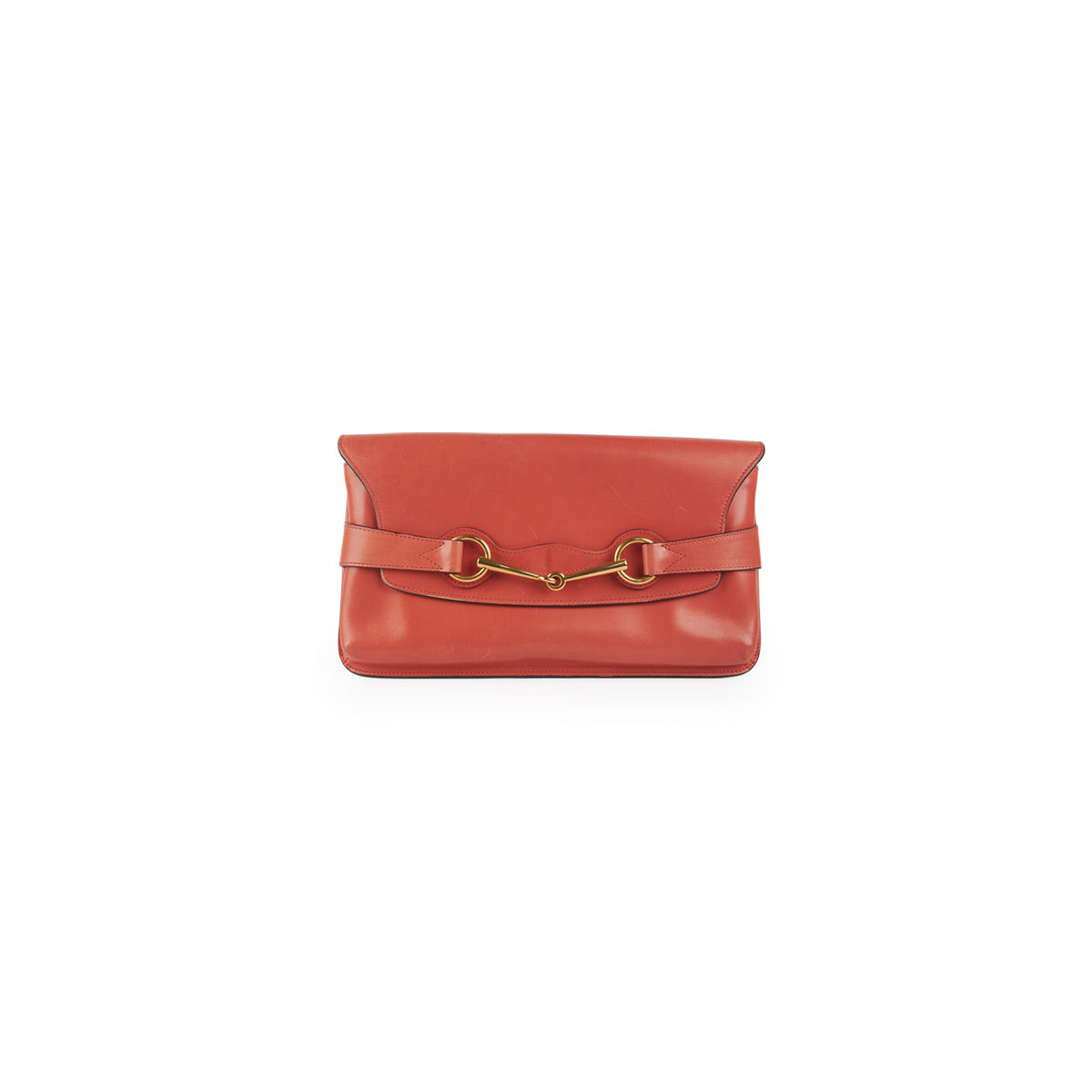 Gucci Horsebit Clutch Coral Pink Clutch Bag