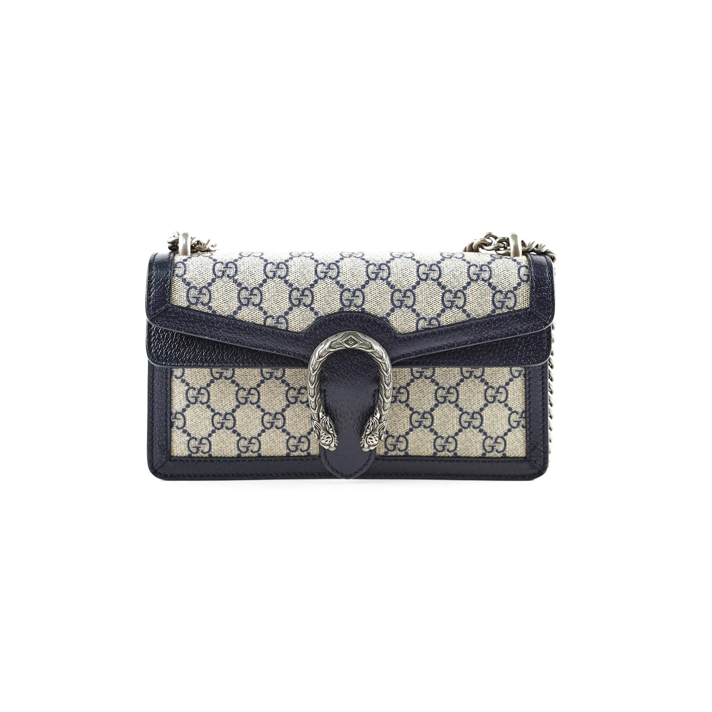 Gucci Dionysus Navy Shoulder Bag Monogram Small