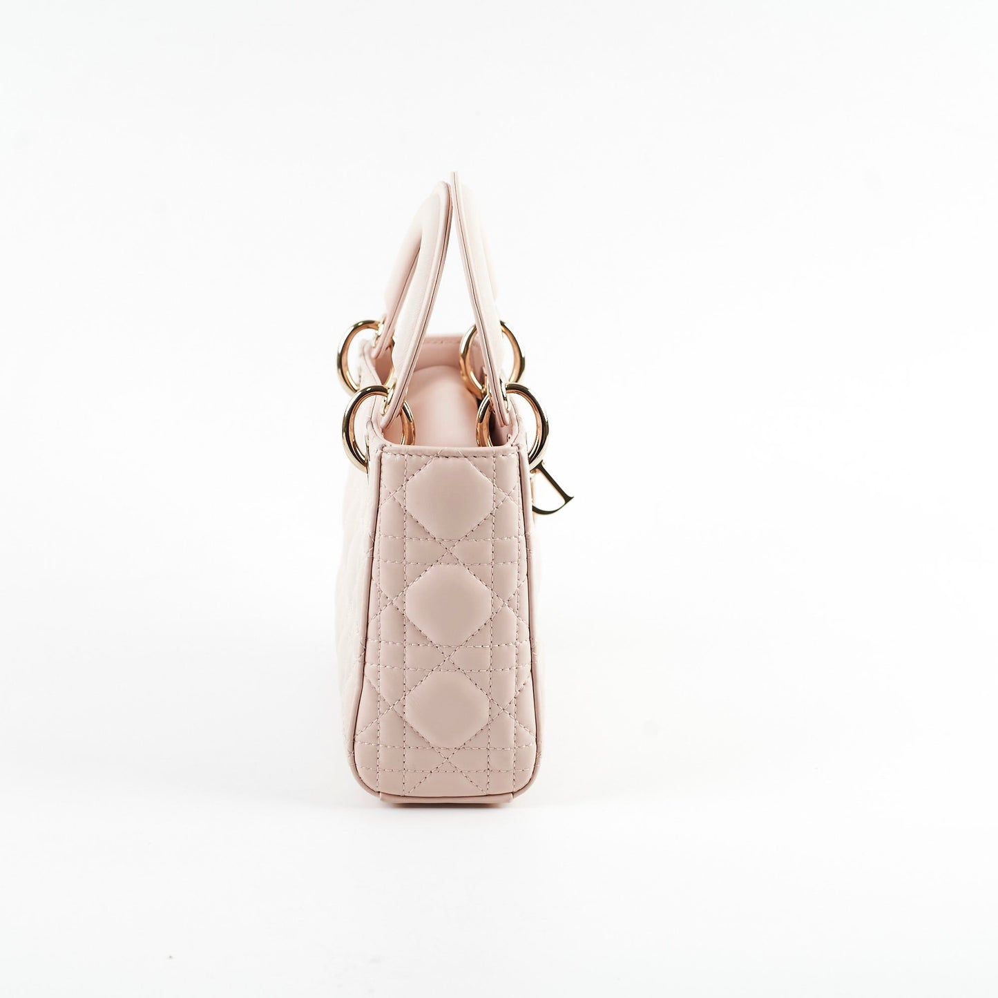 Dior Christian Lady Hold Crossbody Bag Pink Mini