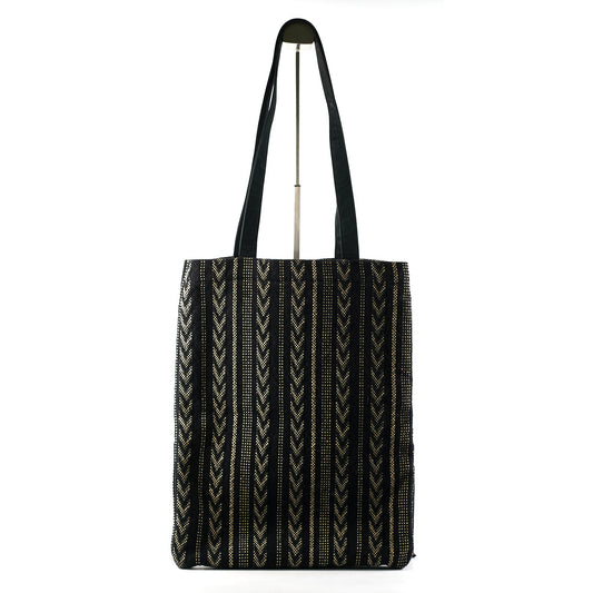 YSL Saint Laurent Anitbe Flat Tote Black Medium Shoes