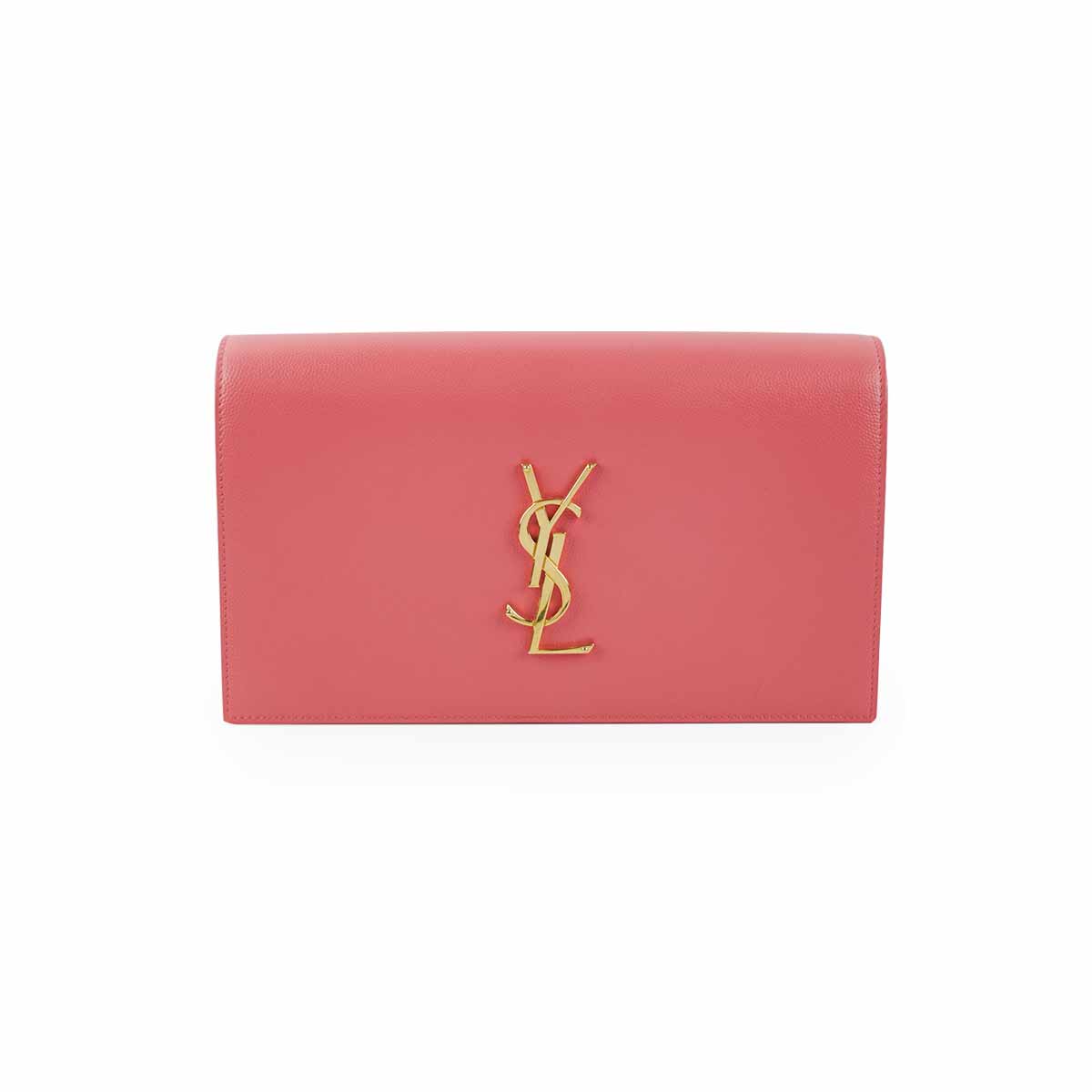 YSL Saint Laurent Kate Clutch Pink Medium Clutch Bag