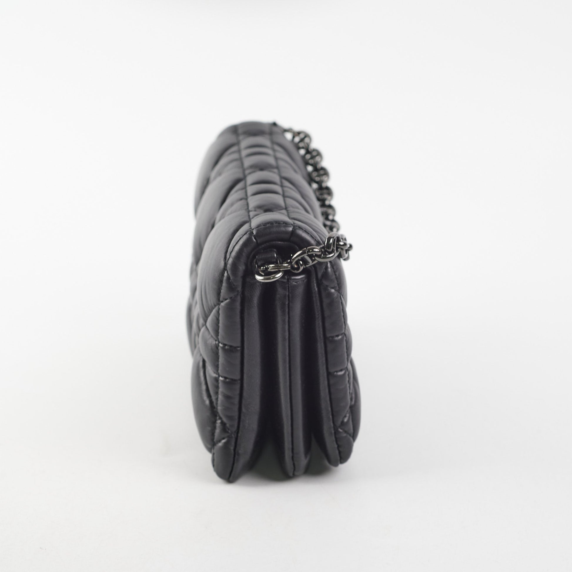 Dior Caro Macrocannage So Handbag Black Mini Travel Bag