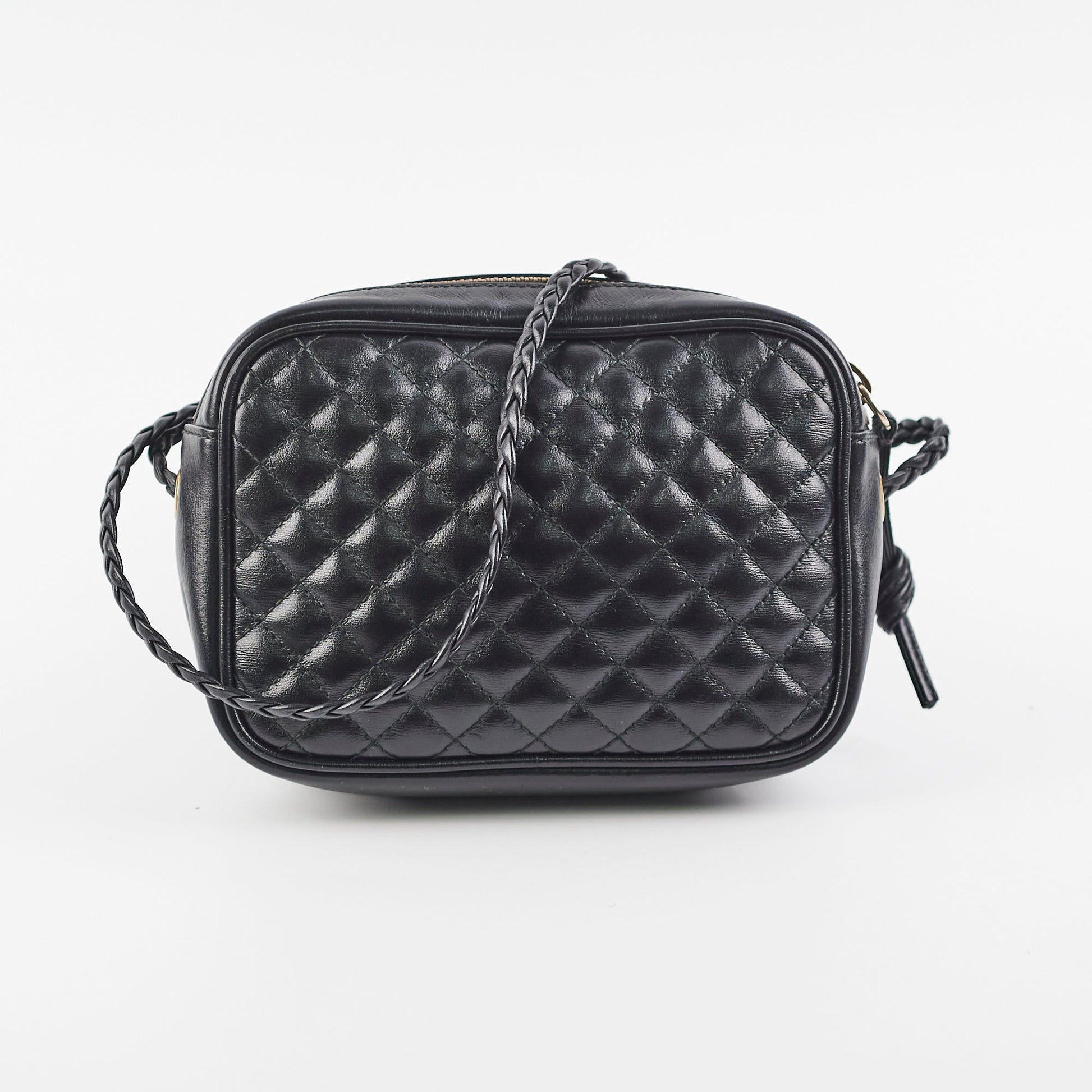 Gucci Trapuntata Shoulder Camera Bag Quilted Black Shoulder Bag